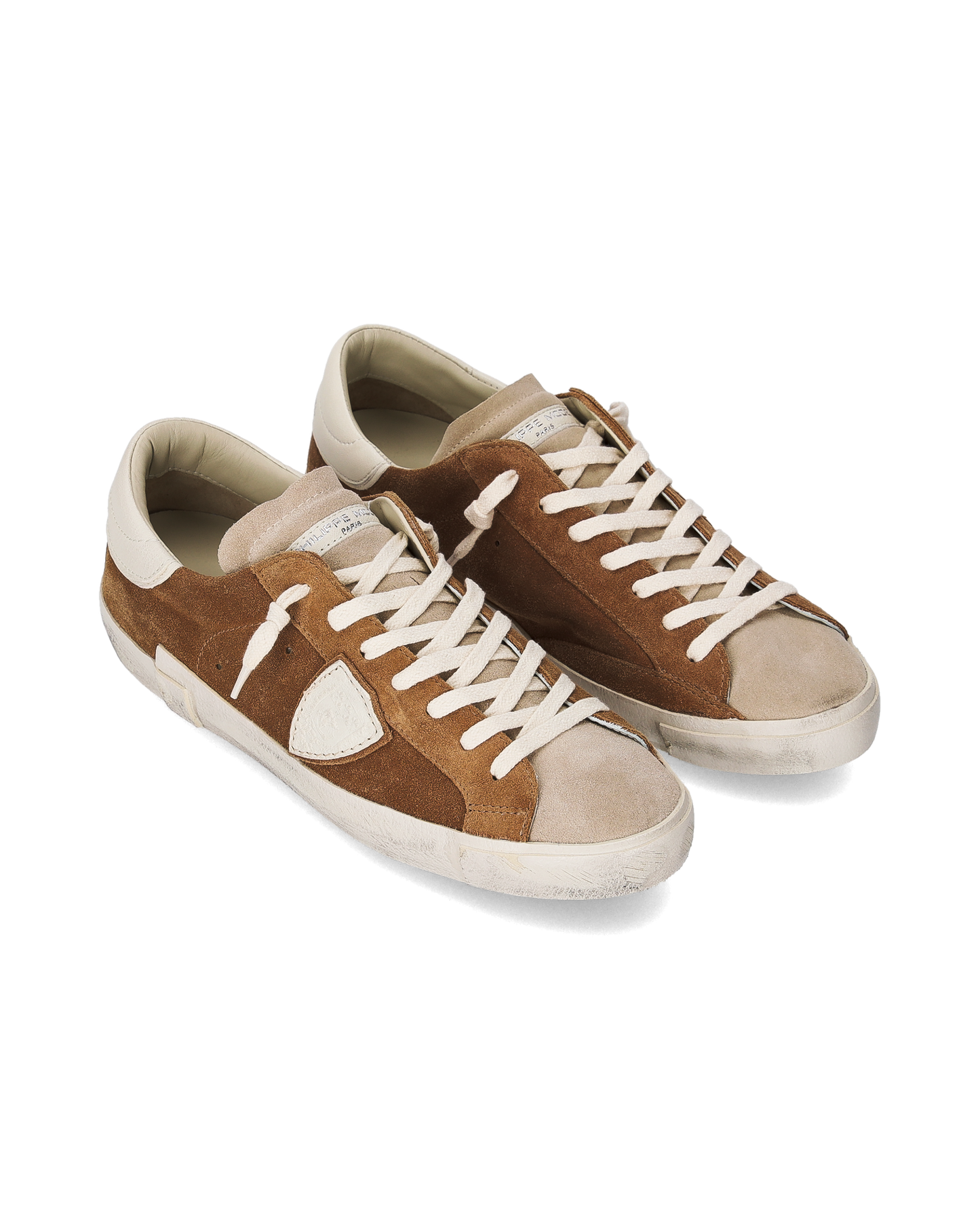 Sneakers Prsx Tennis Men, Beige Cognac