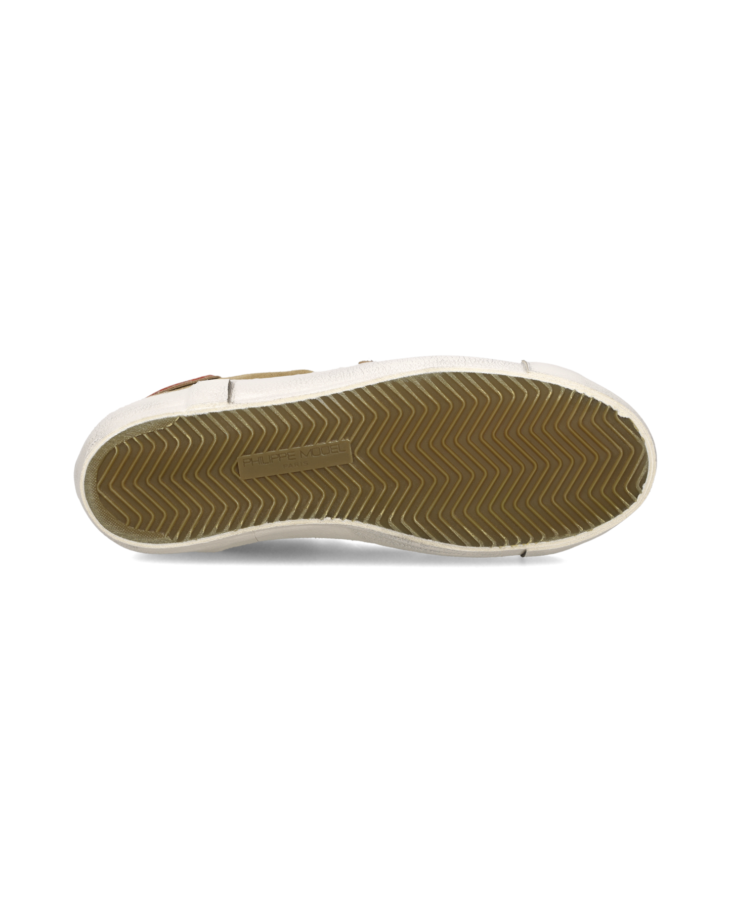 Baskets Prsx Homme, Beige et Rouge