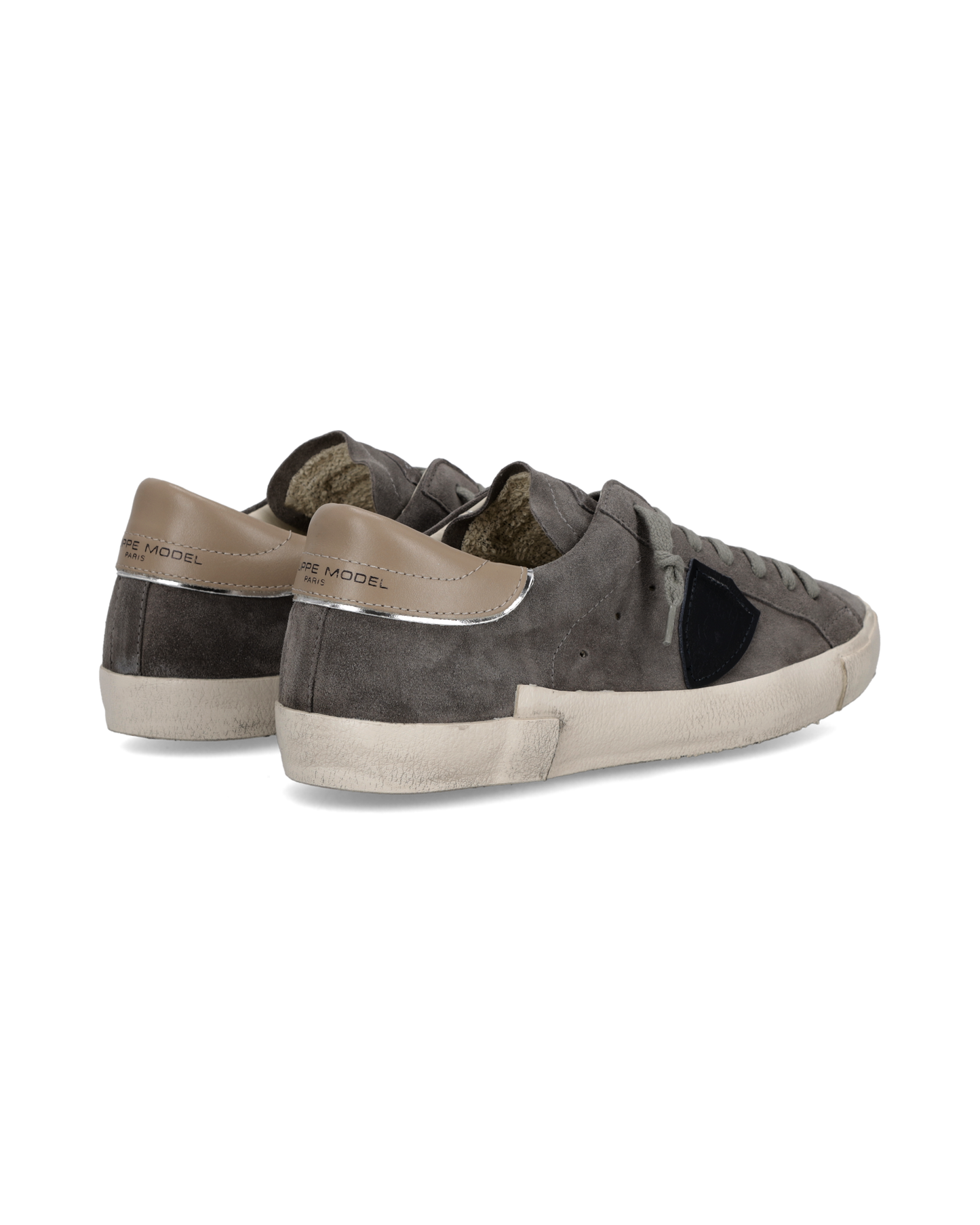 Baskets Prsx Homme, Gris Taupe Boue 