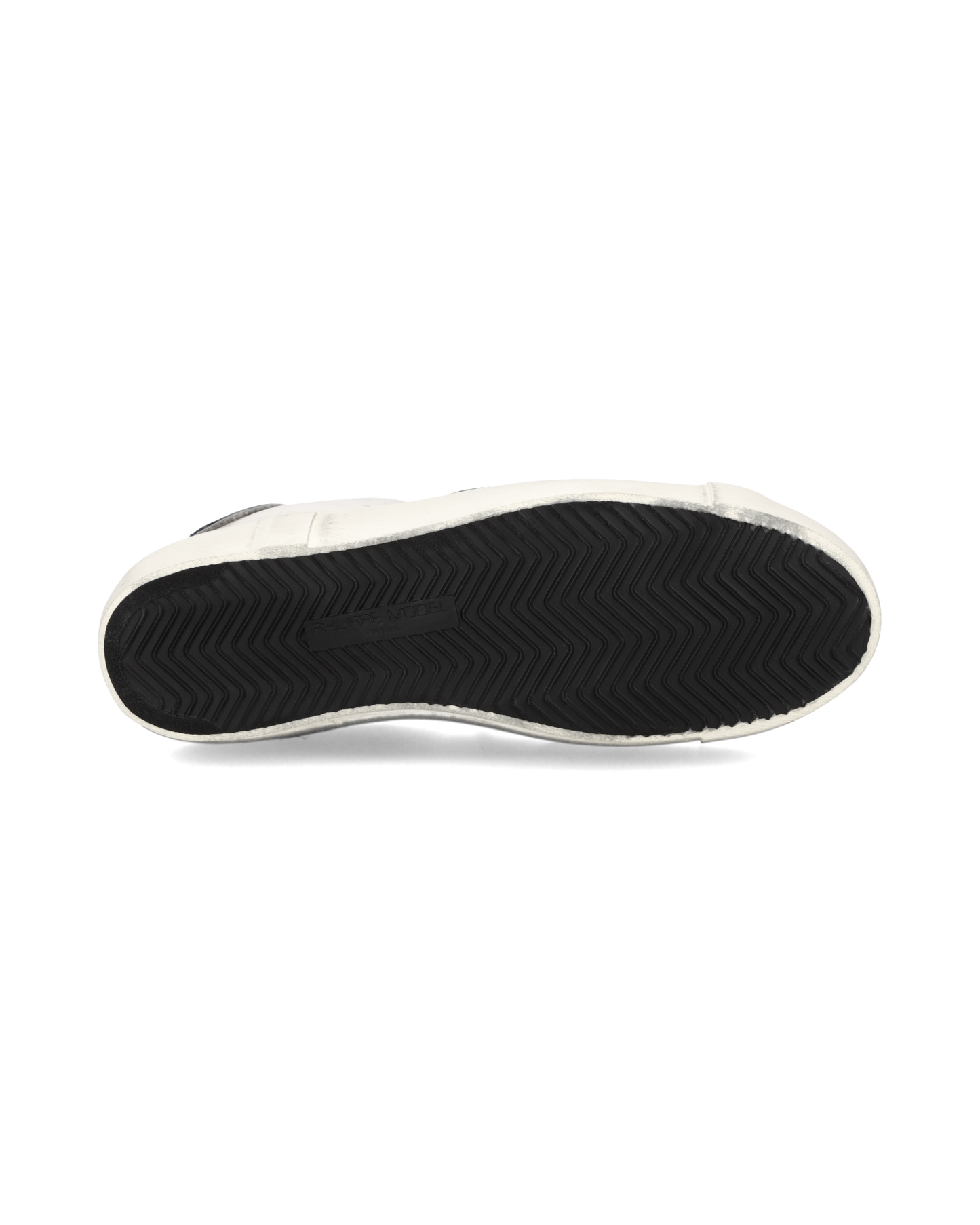 Baskets Prsx Homme avec un Empiècement en Daim lisse, Lait Bleu