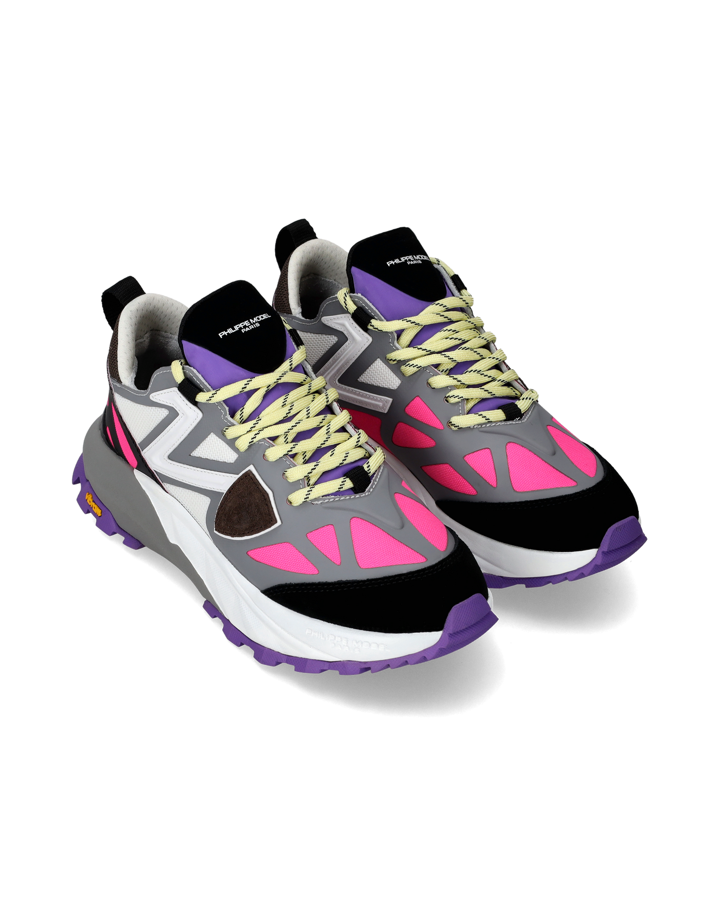 Sneakers Rocx da Donna Fucsia e Bianche in Tessuto Tecnico