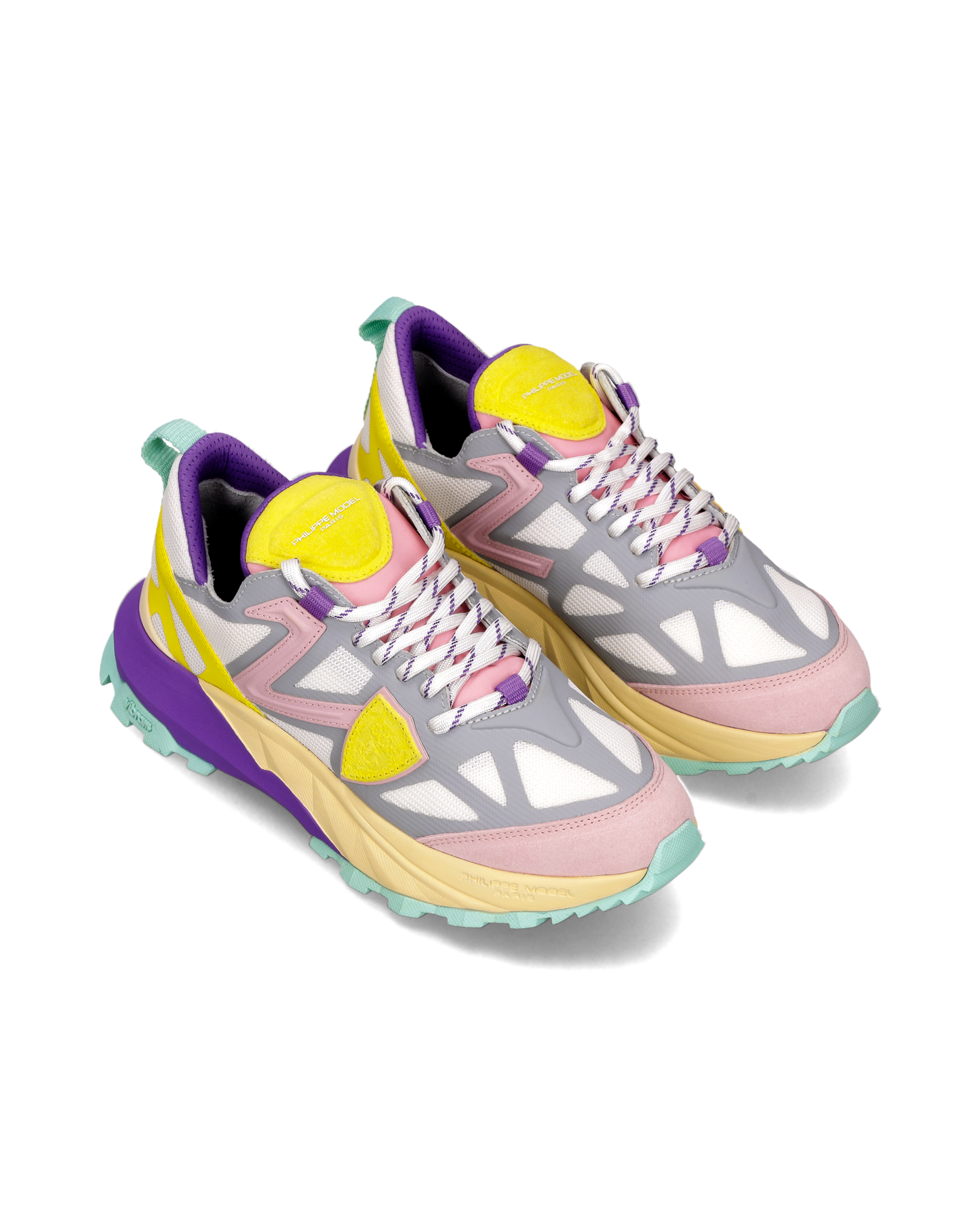 Sneakers Rocx Donna, Bianco Rosa