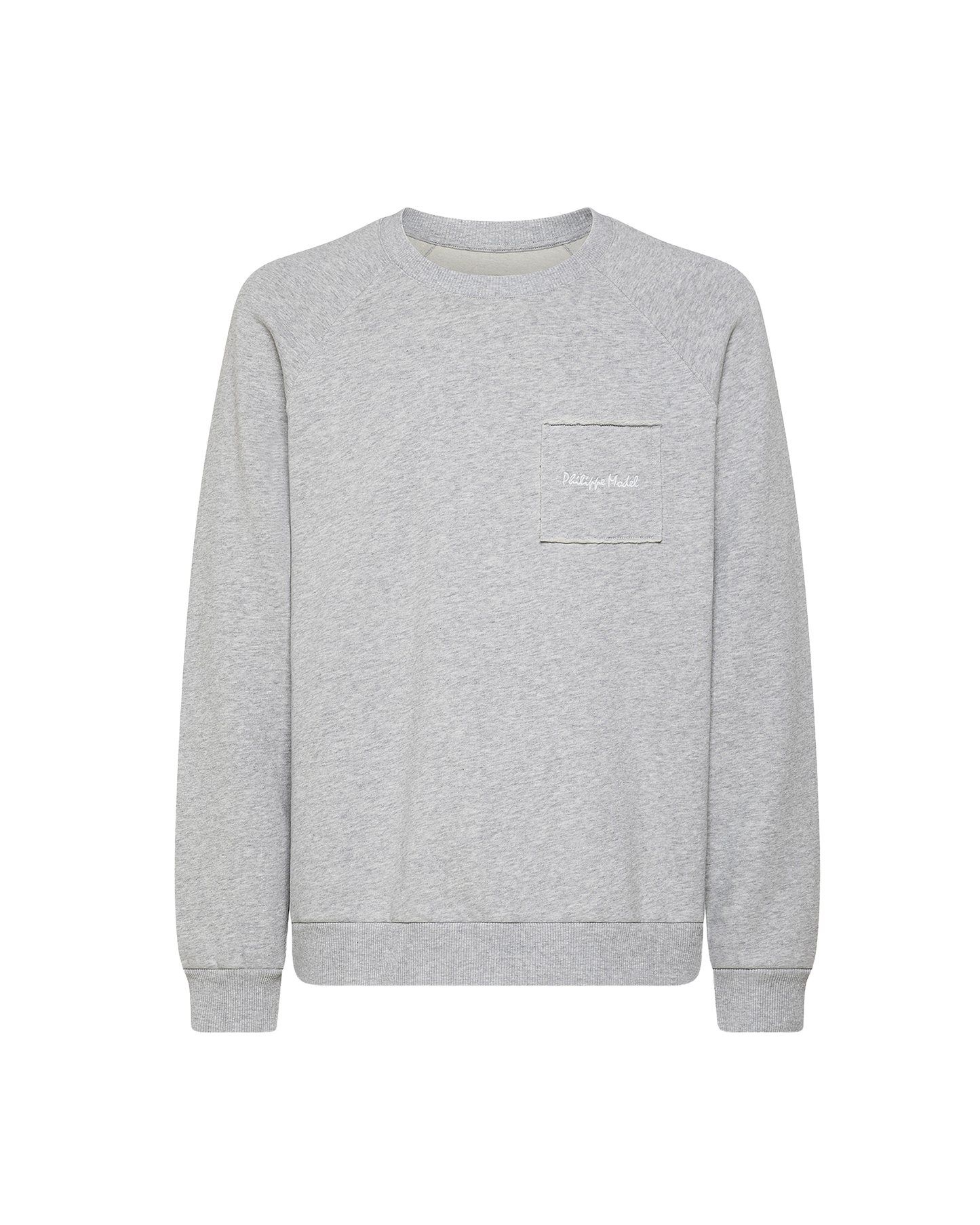 Felpa girocollo BERNARD da Uomo Grigia in Jersey