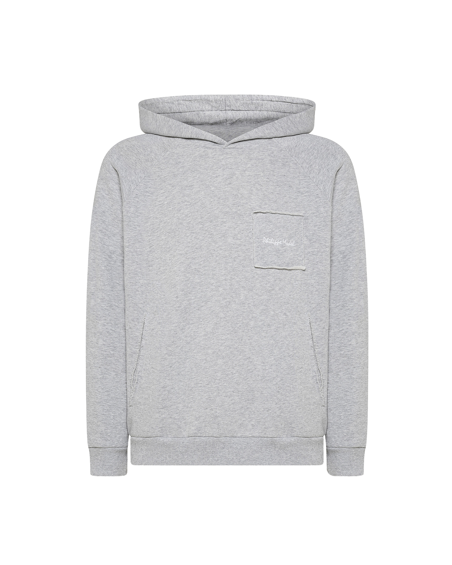 Felpa con cappuccio JEAN da Uomo Grigia in Jersey 