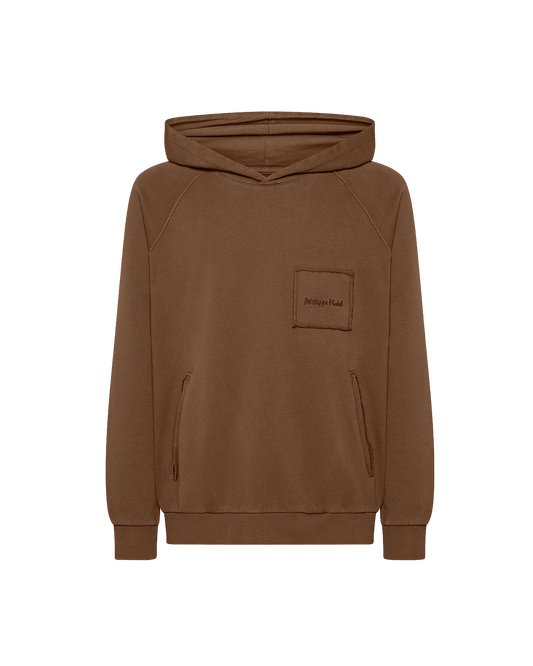 Felpa con cappuccio JEAN da Uomo Marrone in Jersey 