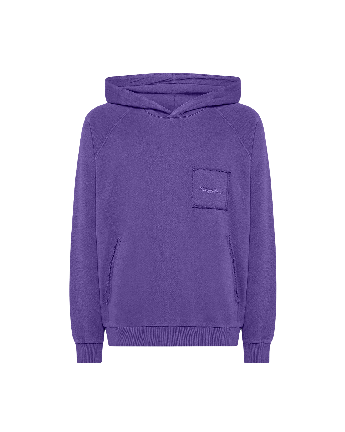 Kapuzenpullover für Herren aus Jersey – Lila