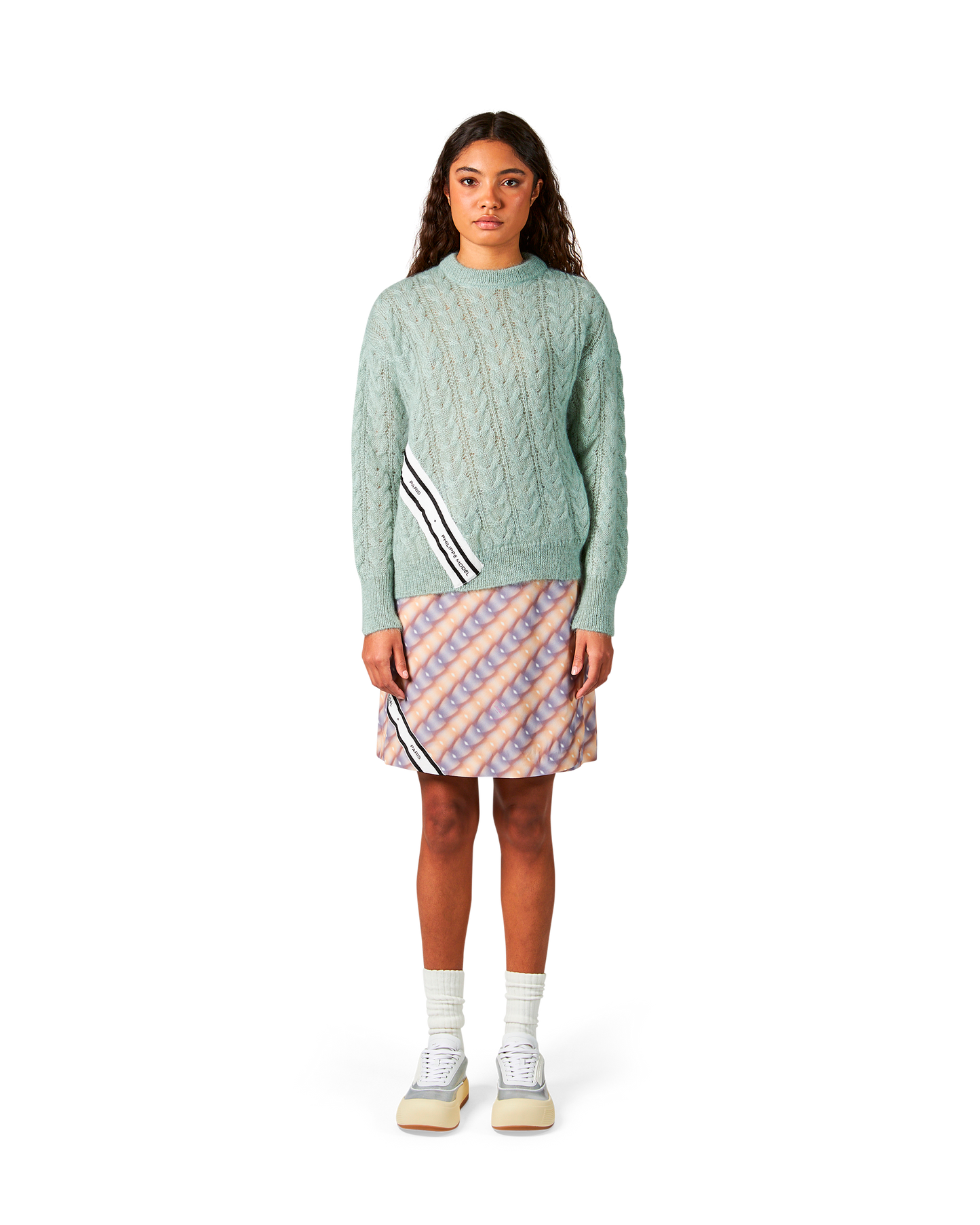 Maglione Girocollo Verde da Donna