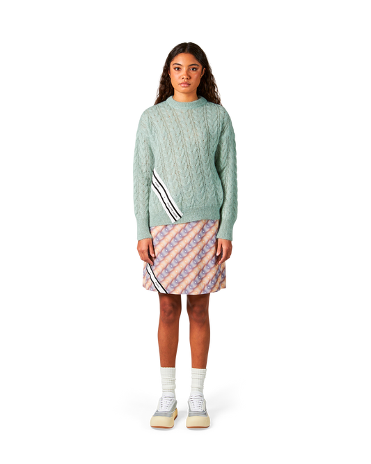 Maglione Girocollo Verde da Donna