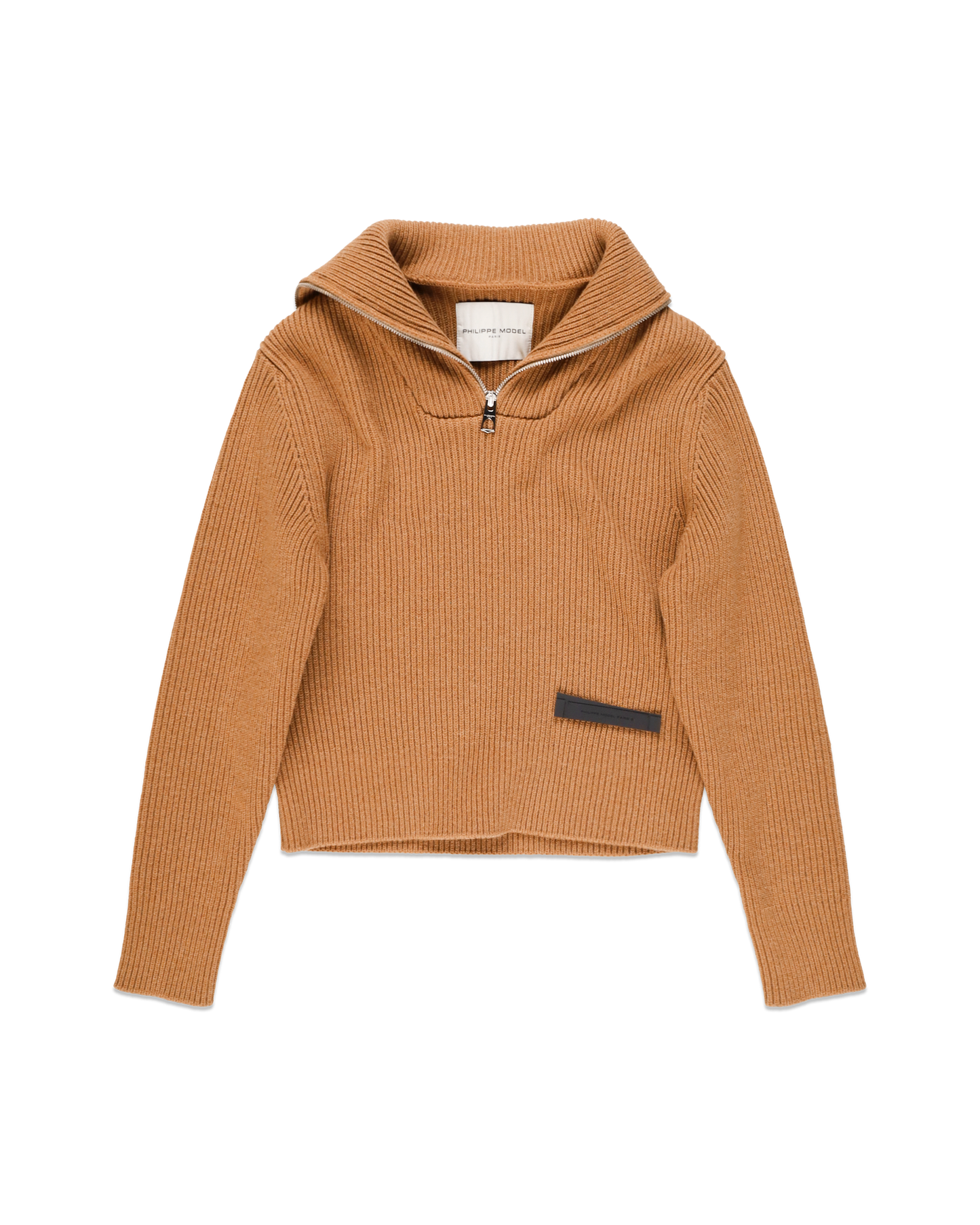 Women's Beige half-zip Jumper