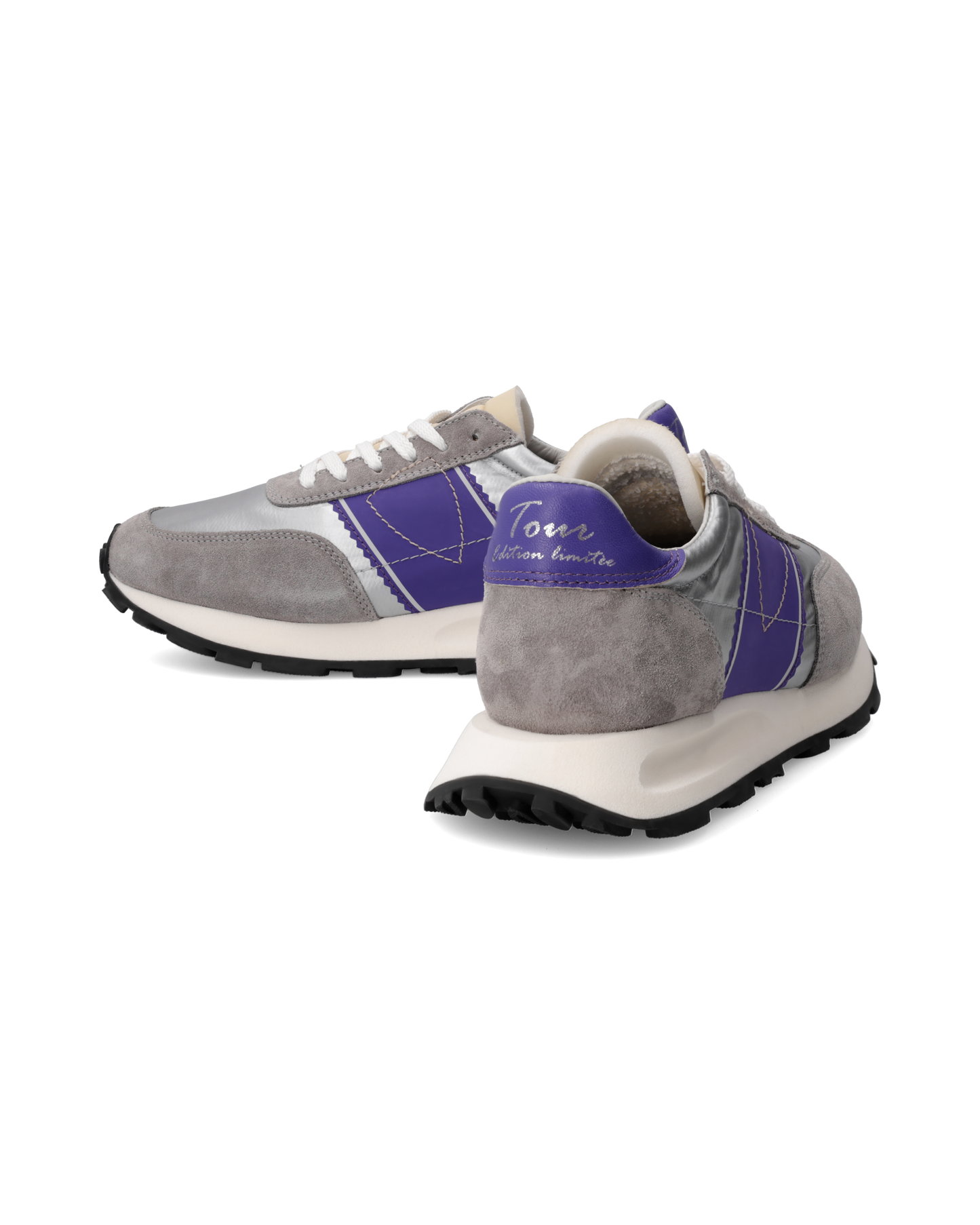 Sneakers Tour Running Women, Silver Purple