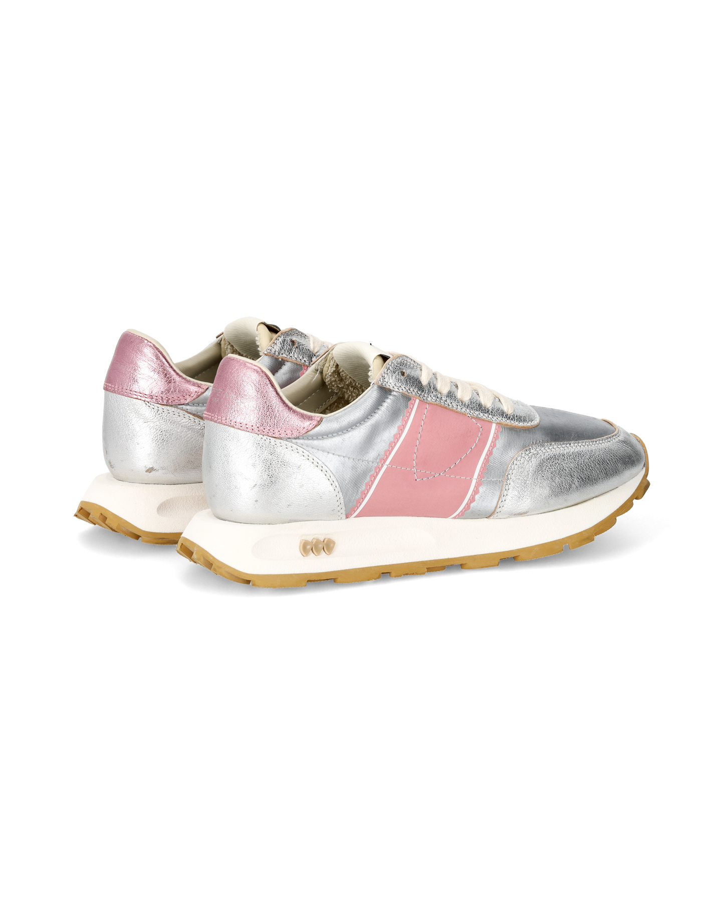 Sneakers Tour Running Women, Silver Pink