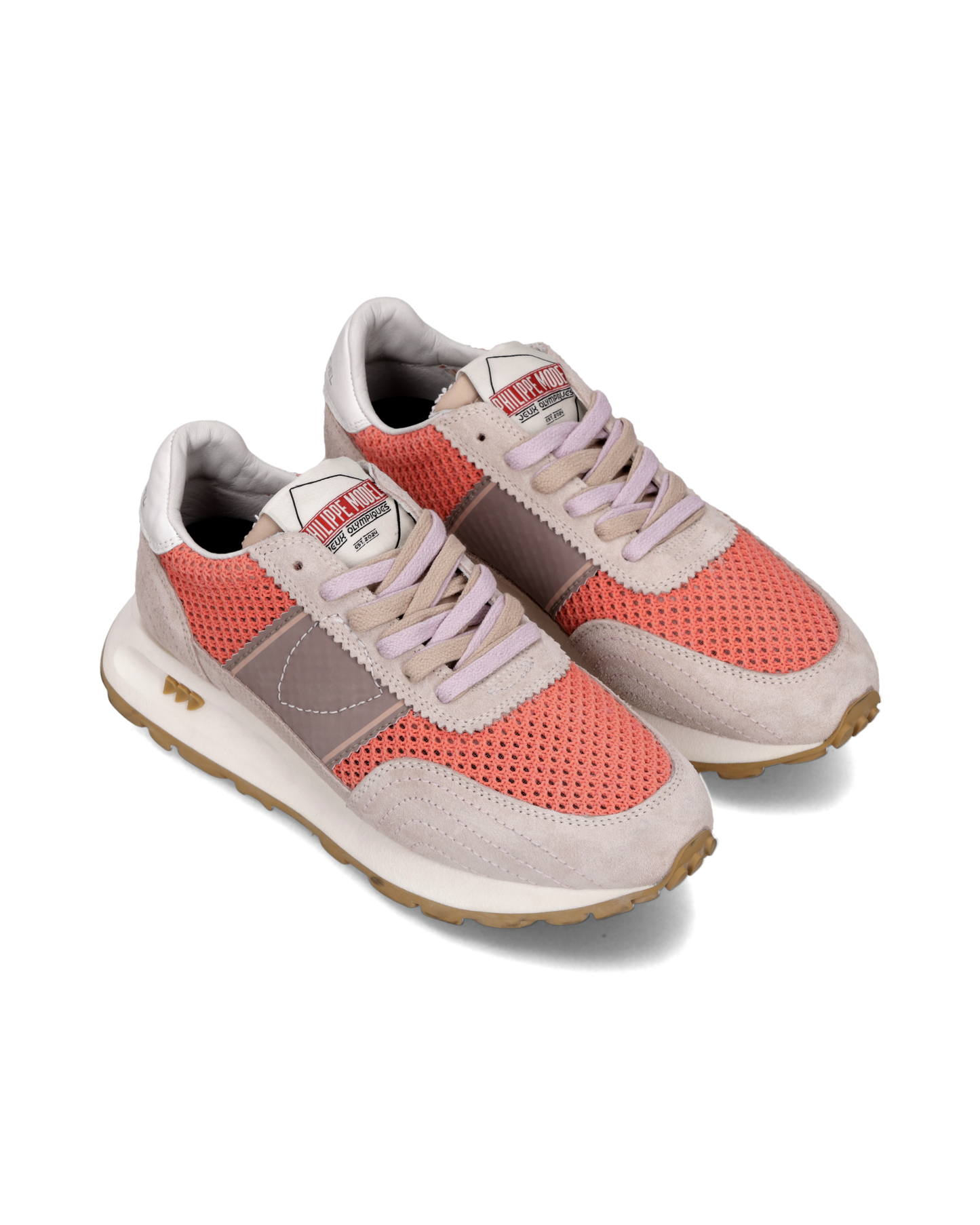 Sneakers Running Tour Donna, Beige Corallo 