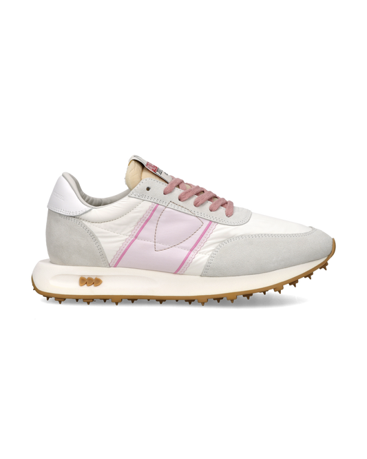 Sneakers Running Tour Donna, Bianco Grigio Rosa