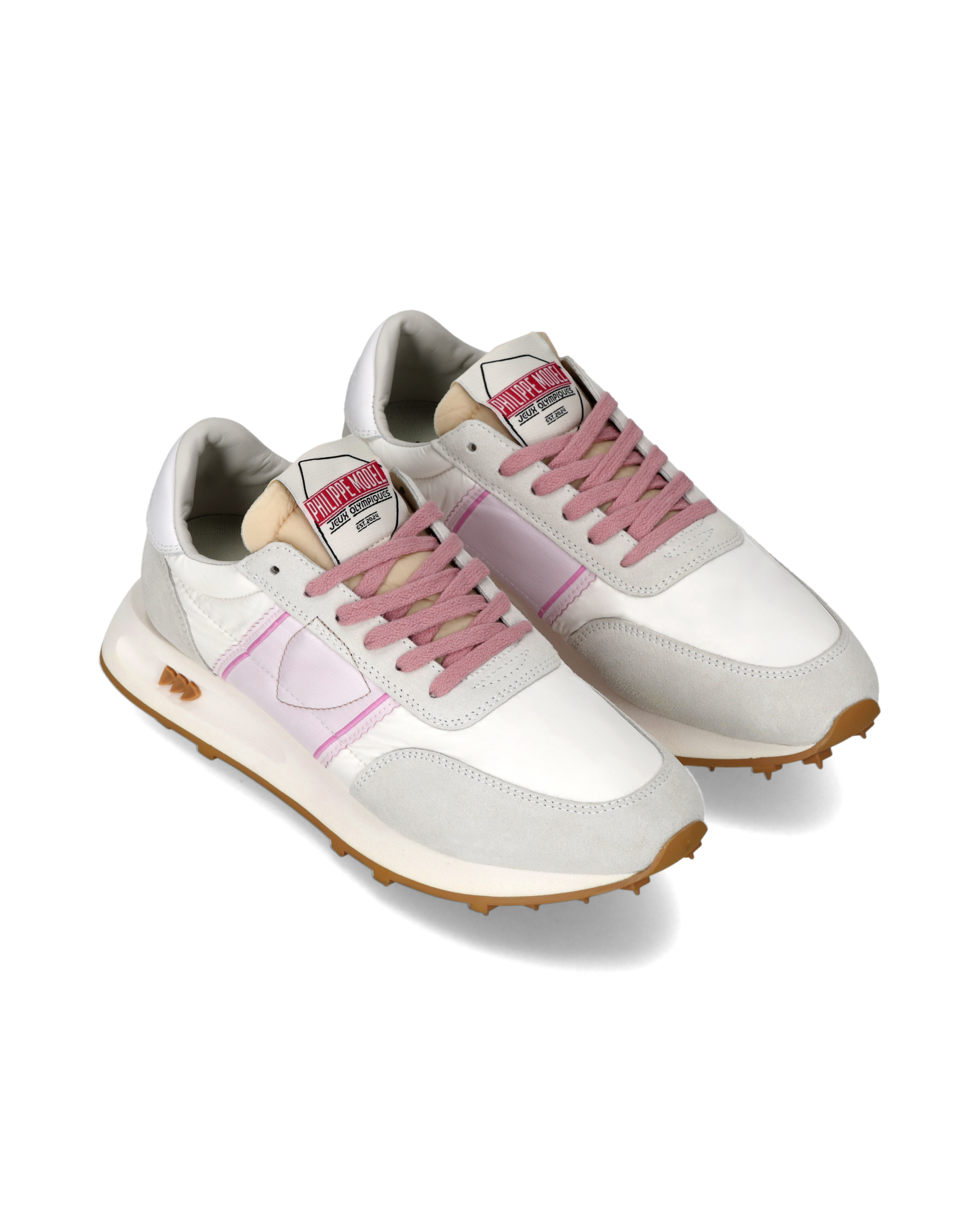 Sneakers Running Tour Donna, Bianco Grigio Rosa