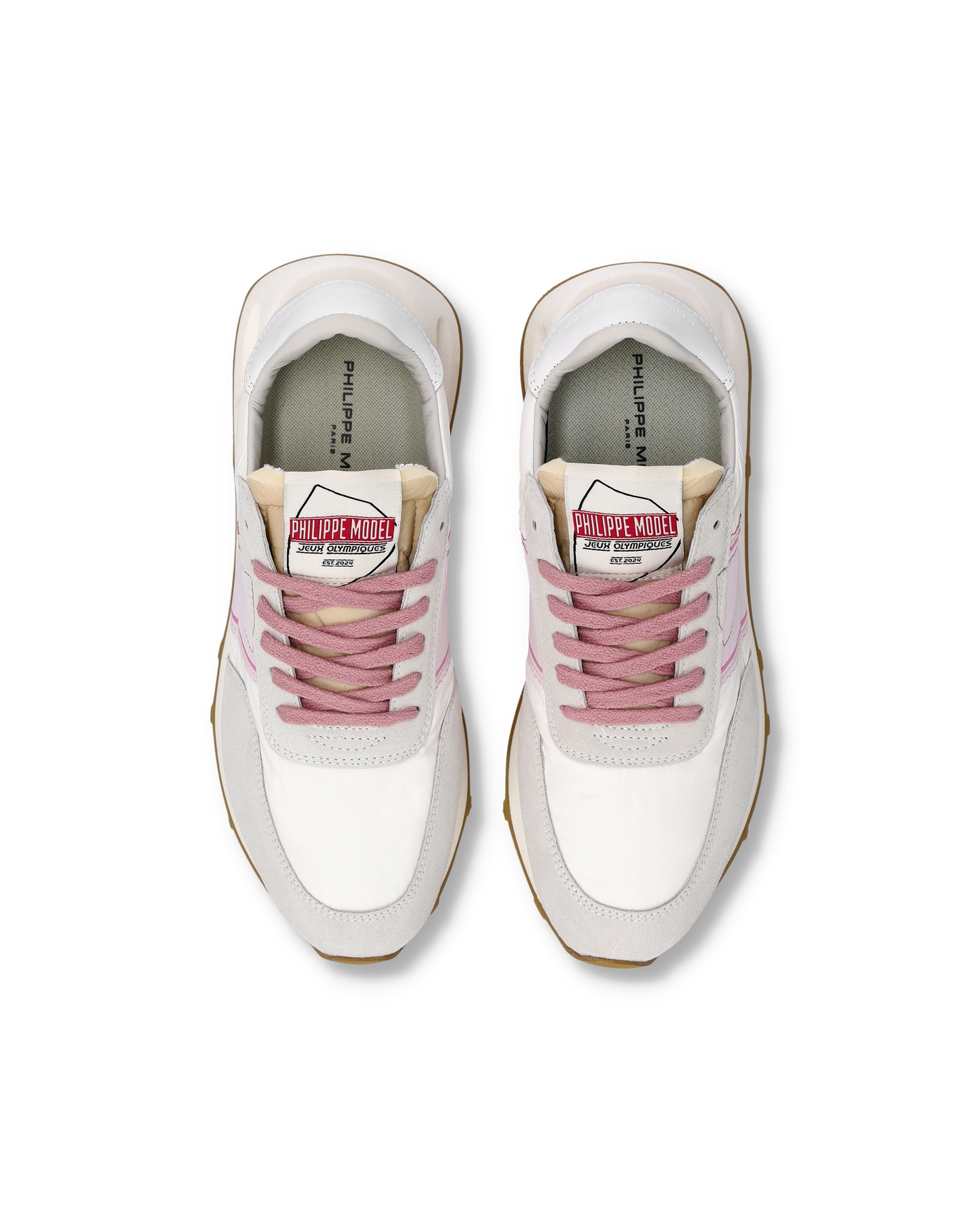 Sneakers Running Tour Donna, Bianco Grigio Rosa