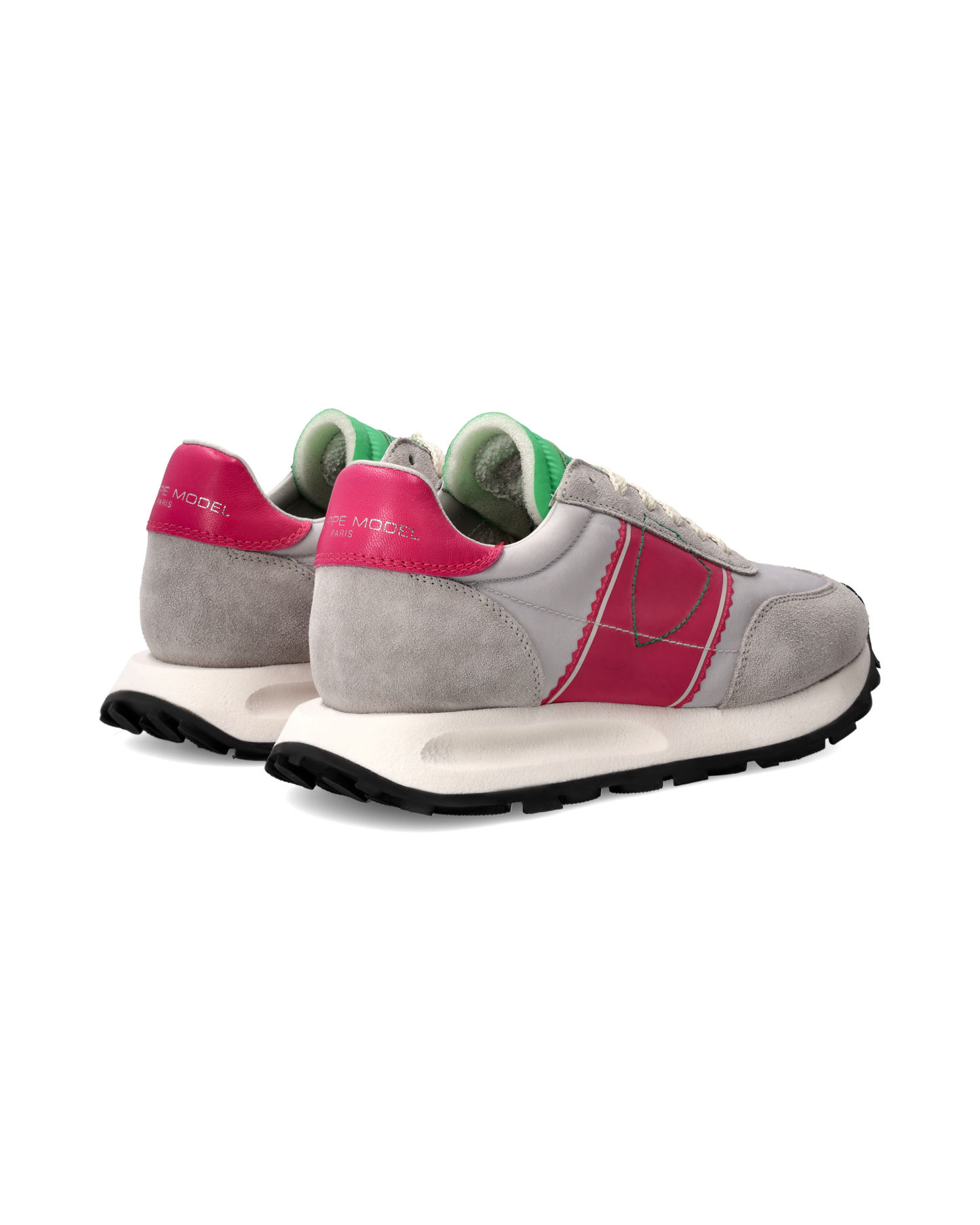 Sneaker Running Tour Donna, Grigio e Fucsia