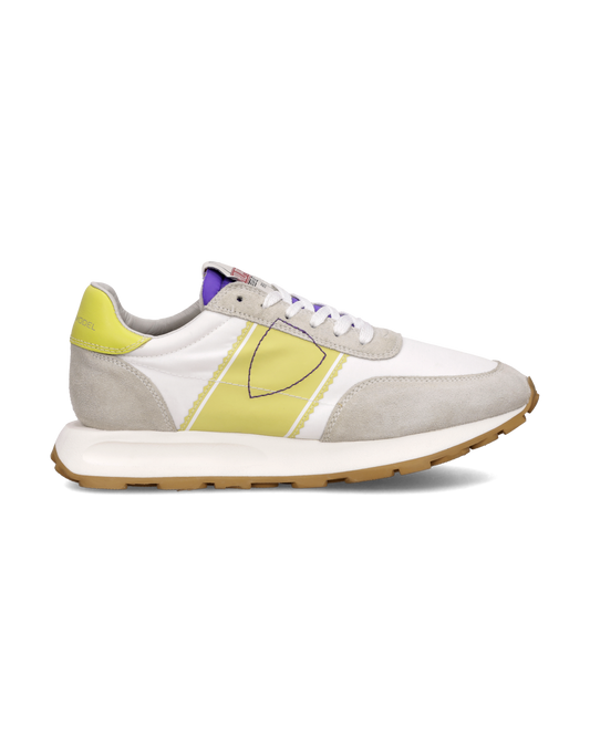 Sneakers Running Tour Donna, Bianco Giallo