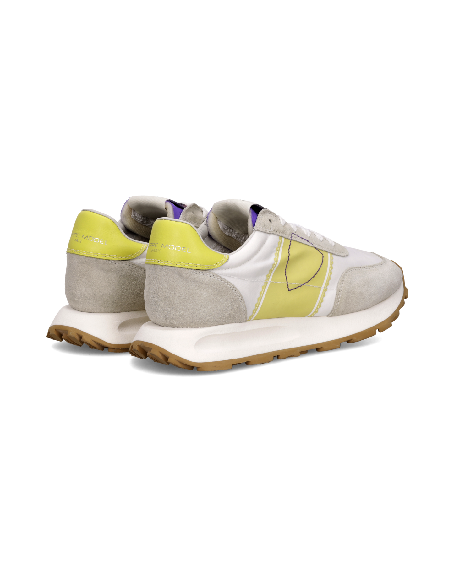 Sneakers Running Tour Donna, Bianco Giallo