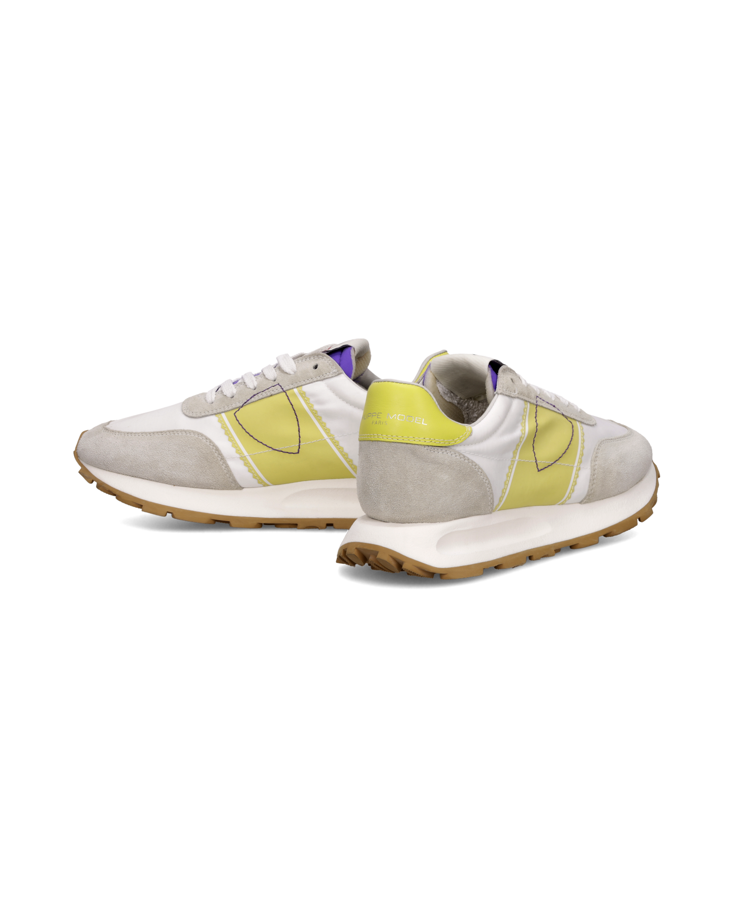Sneakers Running Tour Donna, Bianco Giallo