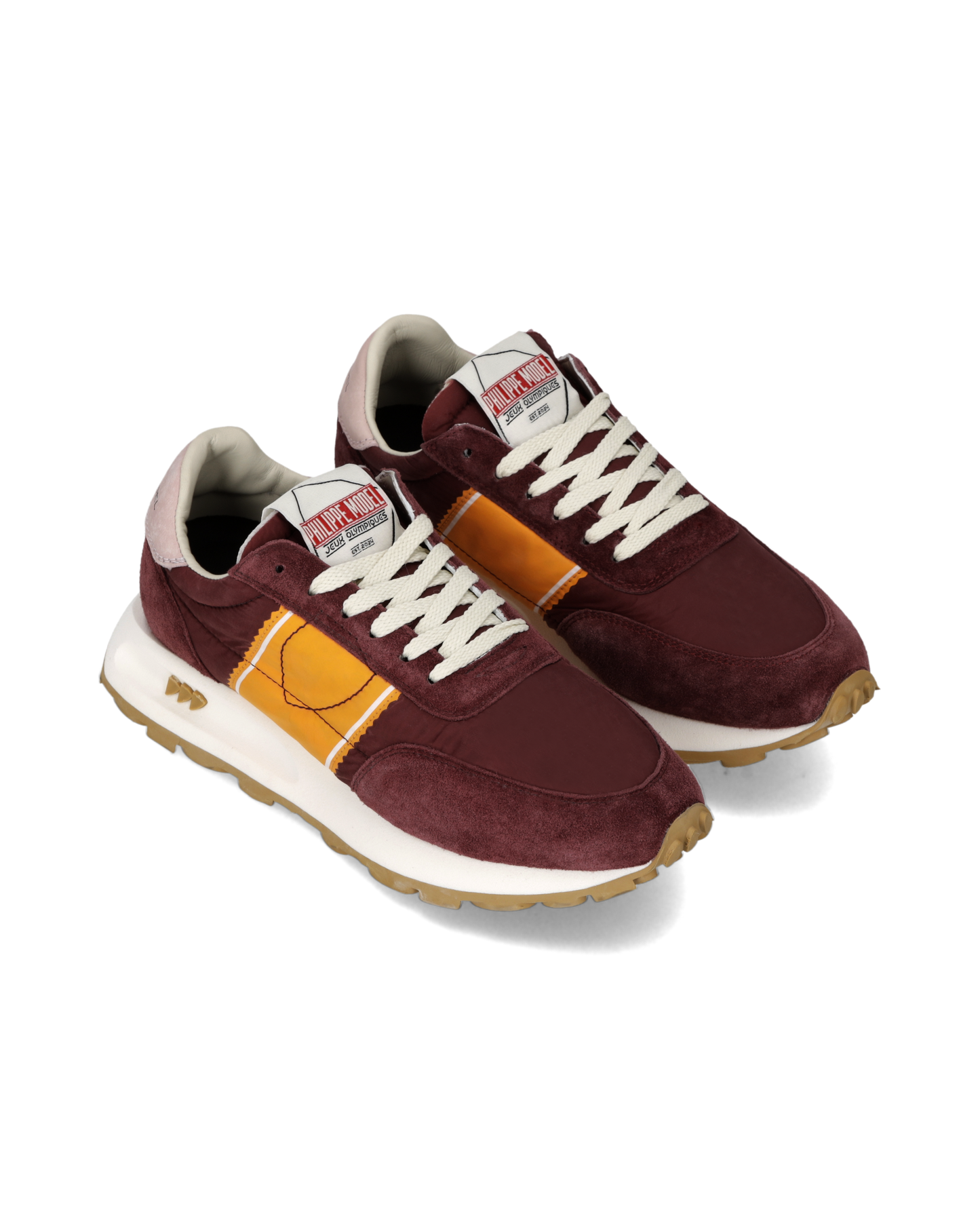 Sneakers Running Tour Donna, Bordeux Arancio