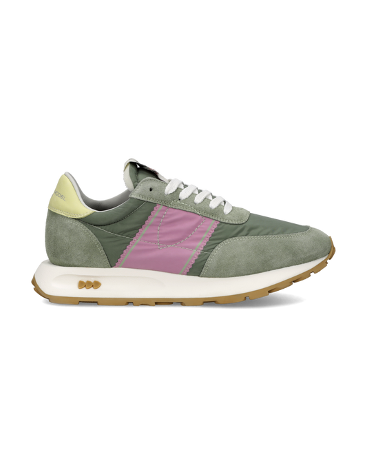 Sneakers Running Tour Donna, Salvia Rosa Giallo