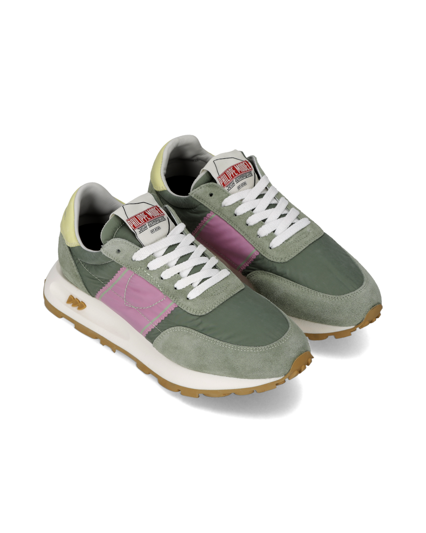 Sneakers Running Tour Donna, Salvia Rosa Giallo