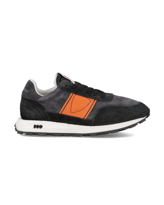 Sneakers Running Tour Uomo, Nero Arancione