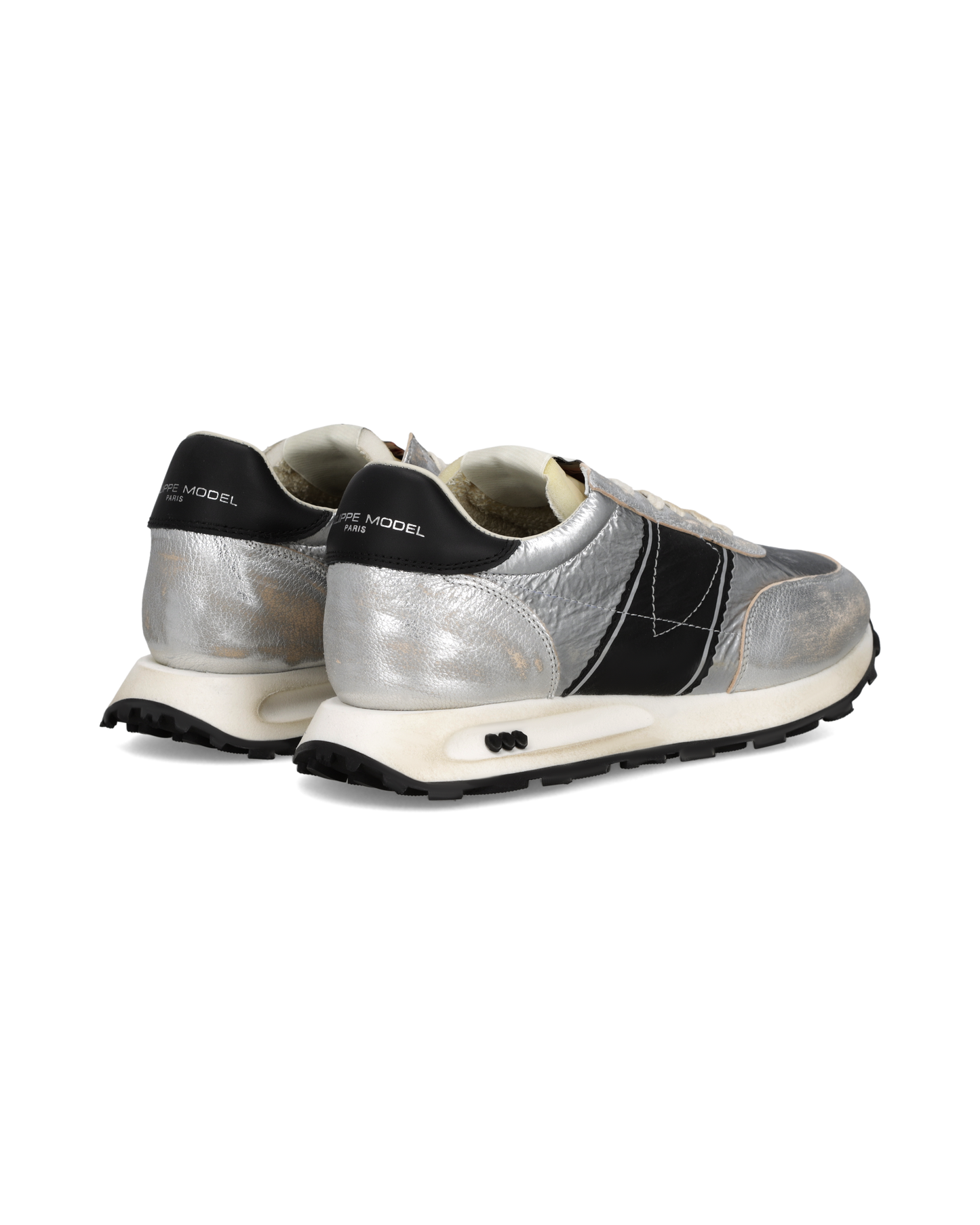 Sneakers Running Tour Uomo, Argento Nero