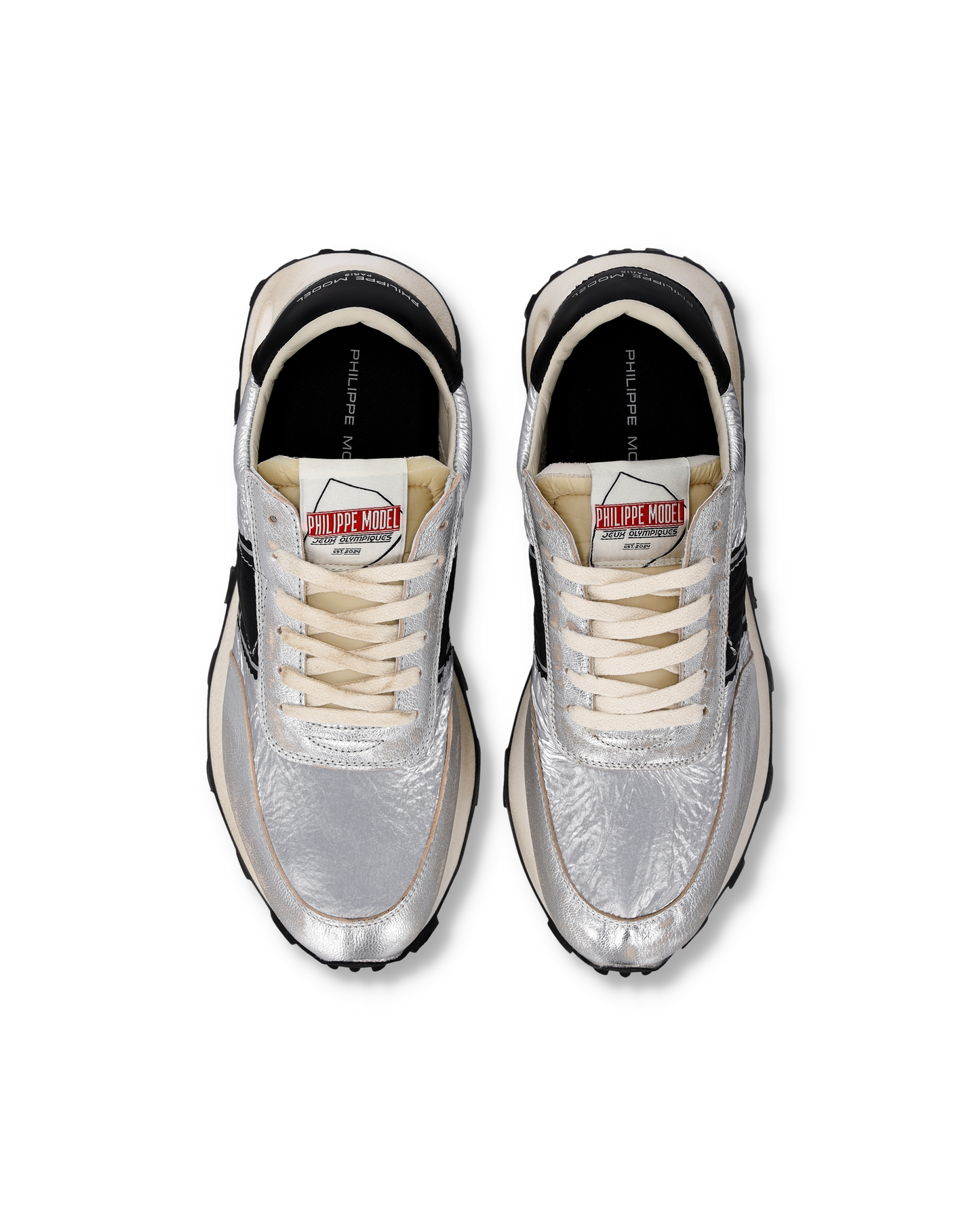 Sneakers Running Tour Uomo, Argento Nero