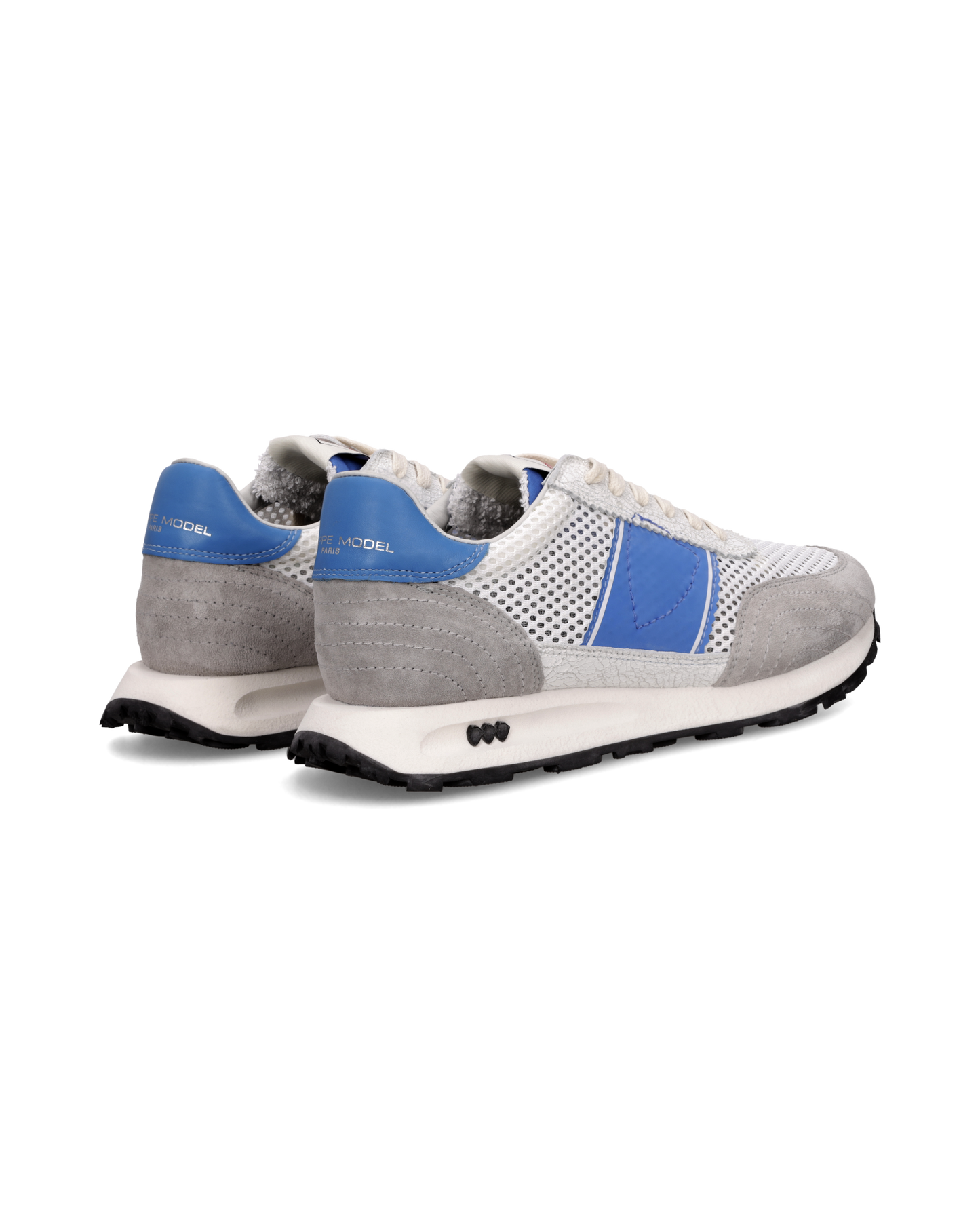Sneakers Running Tour Uomo, Bianco Bluette