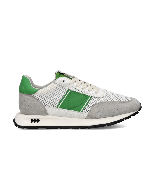 Sneakers Running Tour Uomo, Bianco Verde