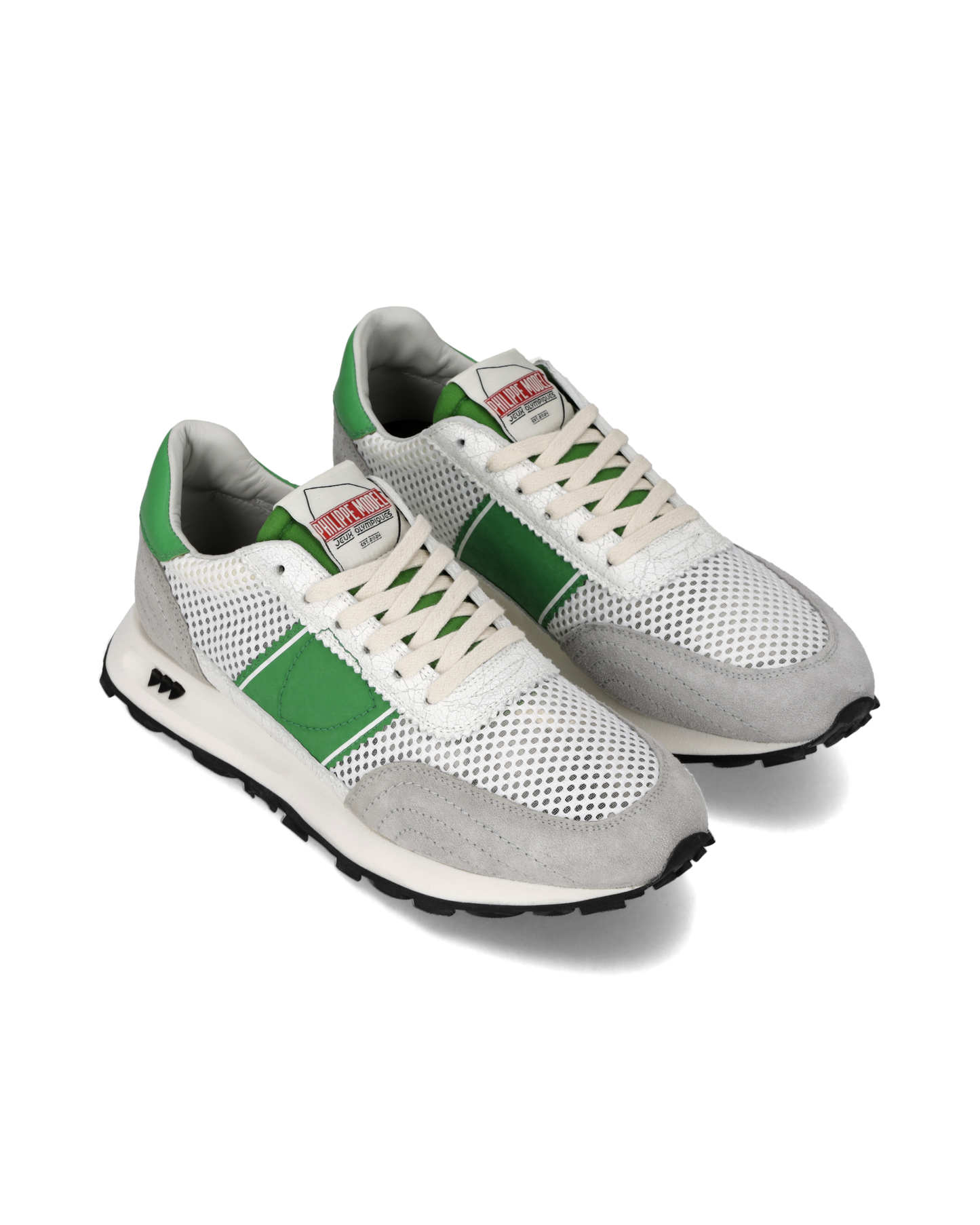 Sneakers Running Tour Uomo, Bianco Verde