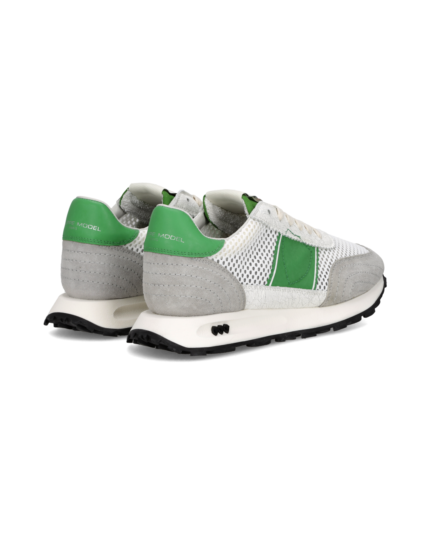 Sneakers Running Tour Uomo, Bianco Verde