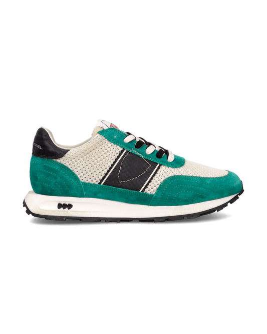 Sneakers Running Tour Uomo, Verde Sabbia