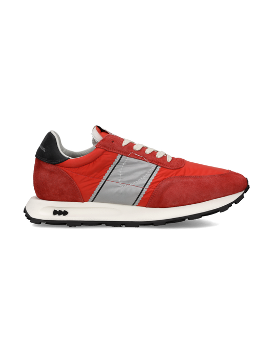 Sneakers Running Tour Uomo, Rosso Grigio