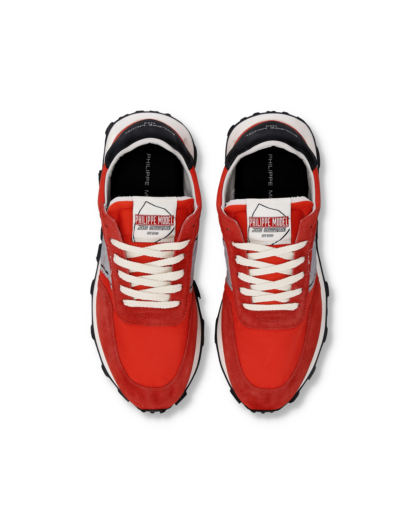 Sneakers Running Tour Uomo, Rosso Grigio