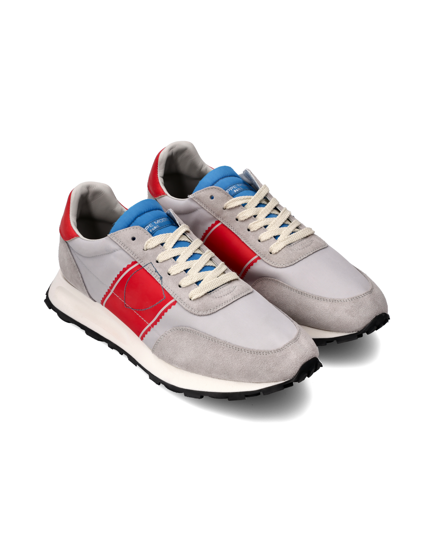 Sneakers Tour Running Men, Grey Red