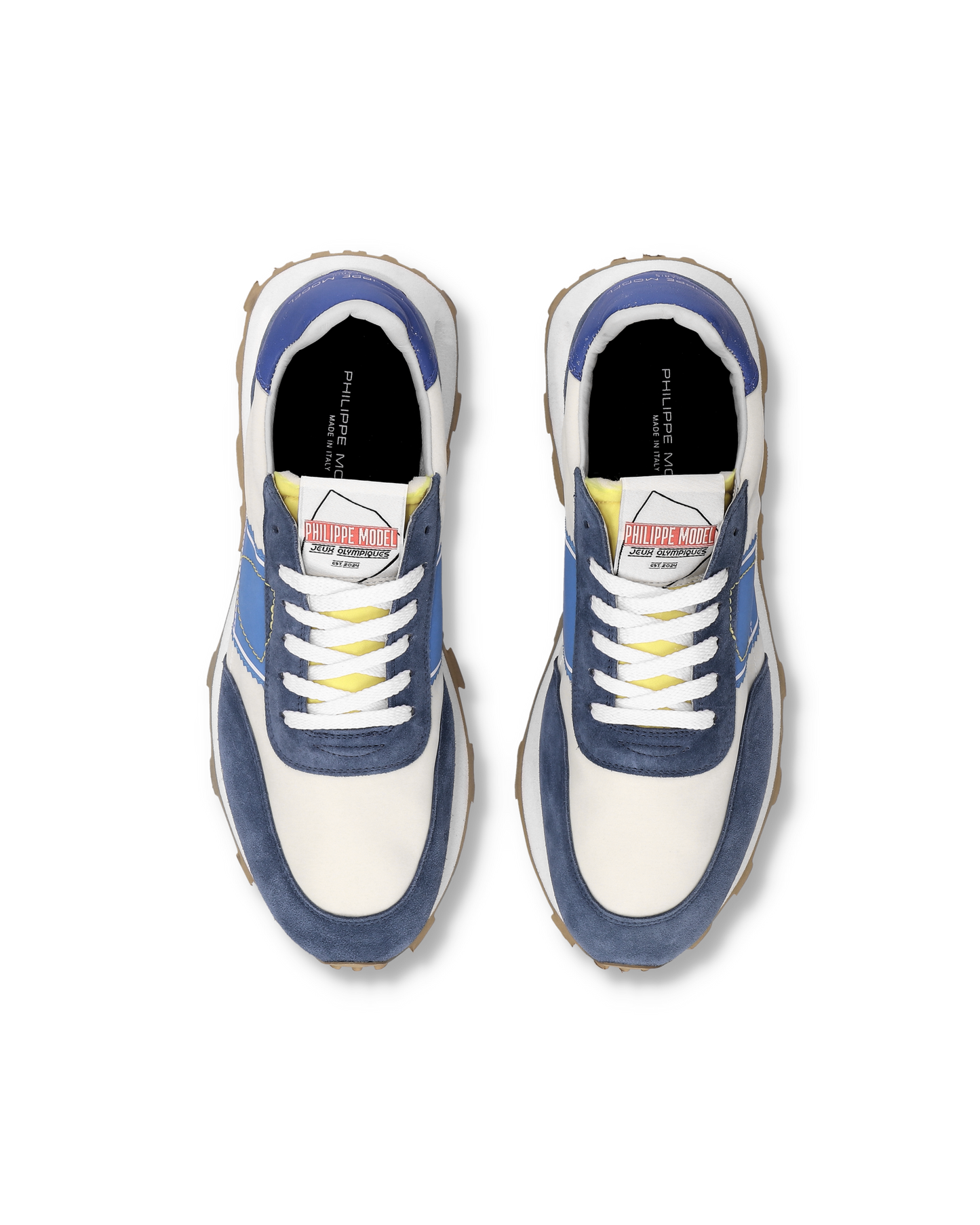 Sneakers Running Tour Uomo, Burro Blu