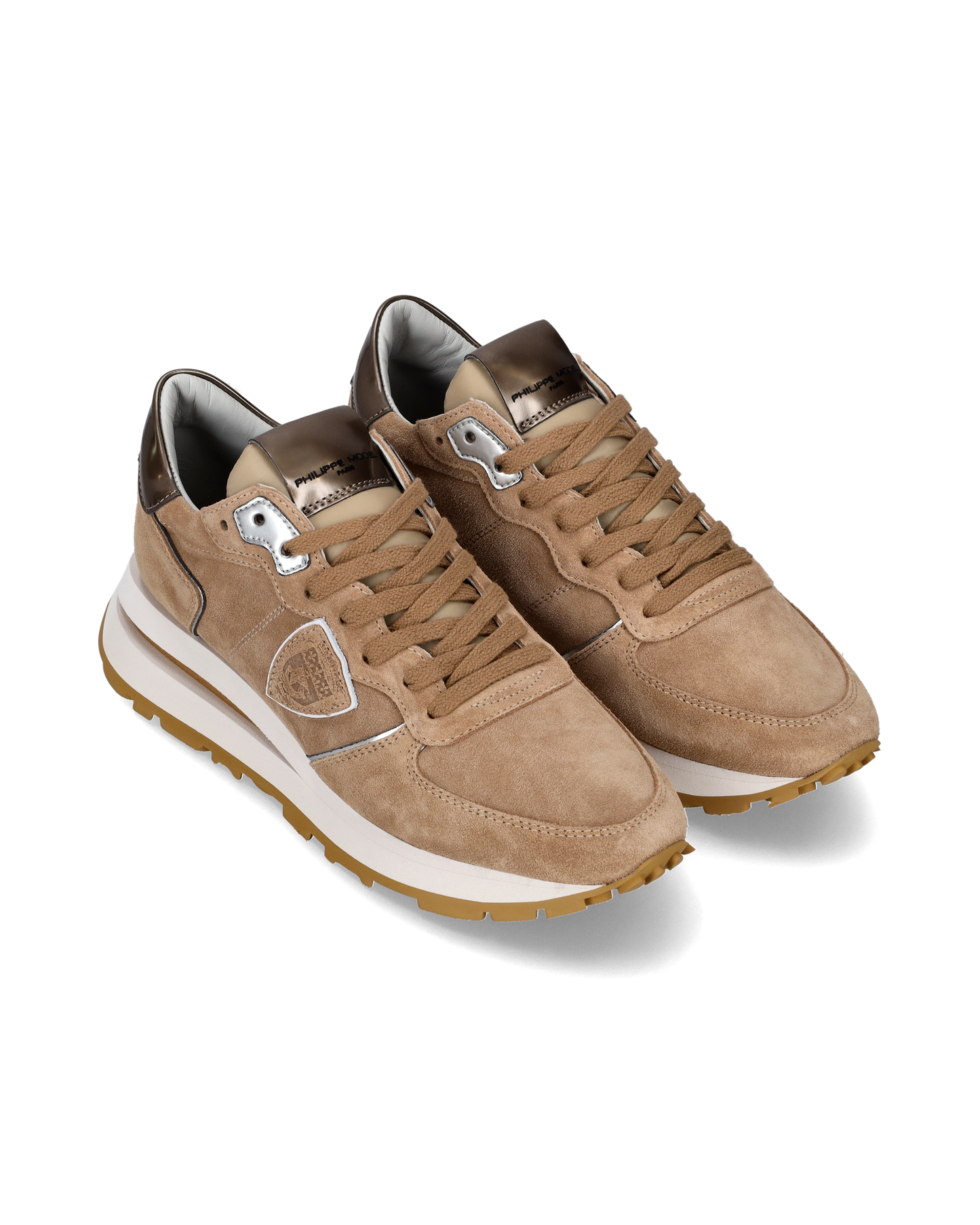 Sneaker Tropez Haute Donna, Beige