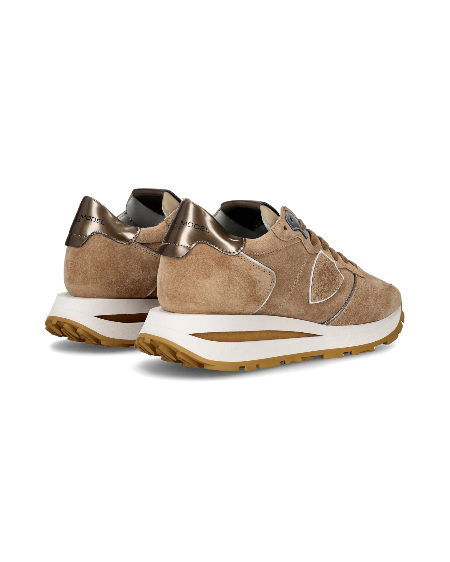 Sneaker Tropez Haute Donna, Beige