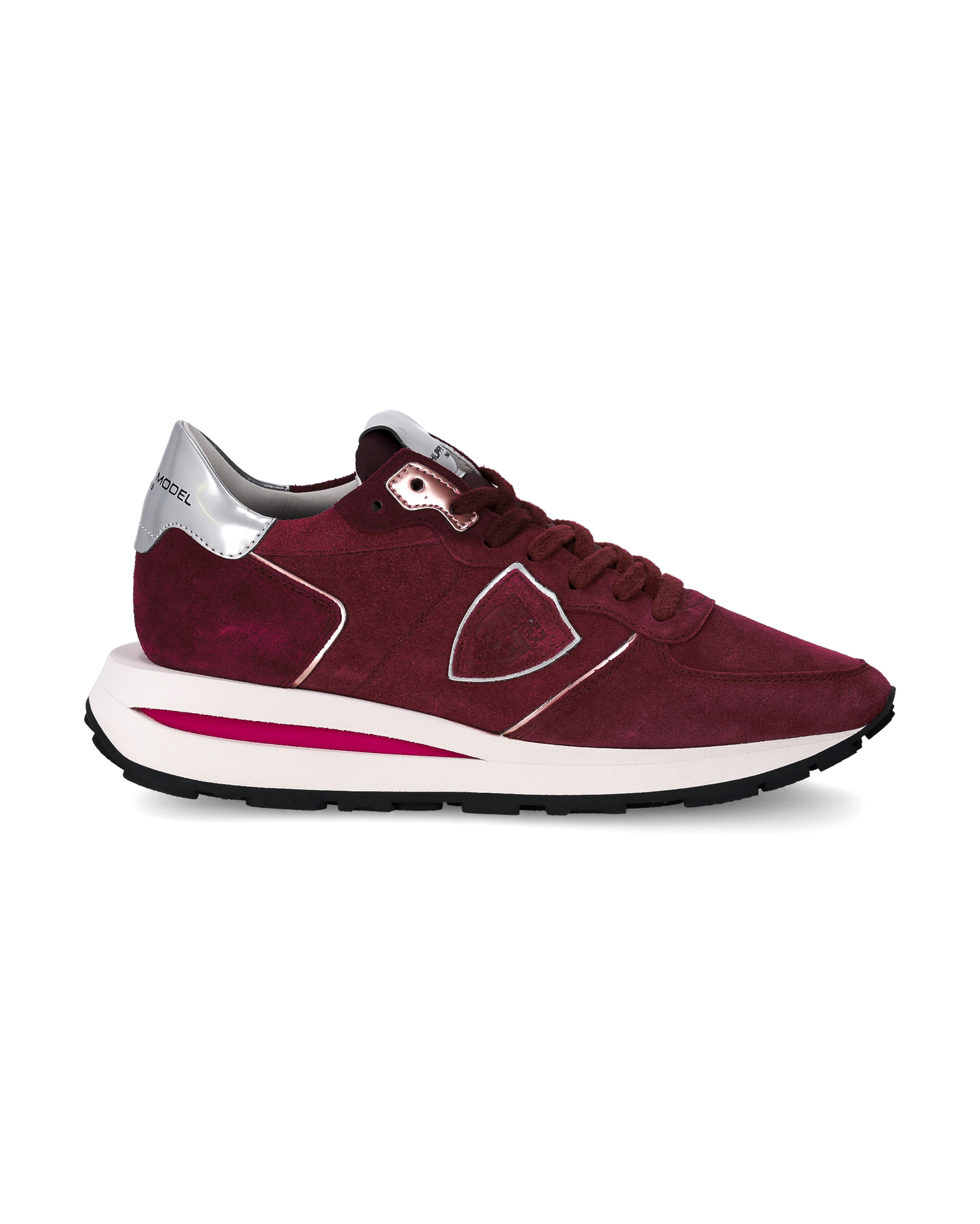 Sneakers Tropez Haute Running Women, Burgundy