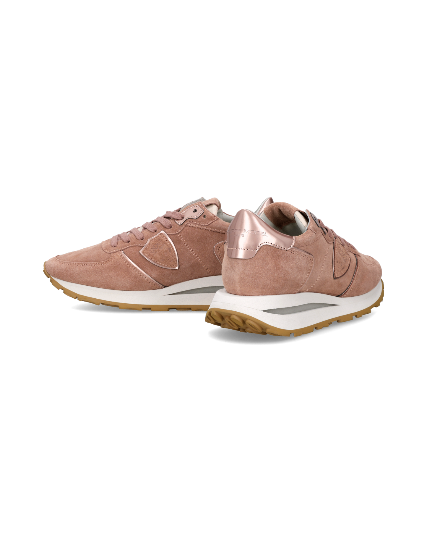 Sneakers Tropez Haute Donna con dettagli metallici, Rosa Antico