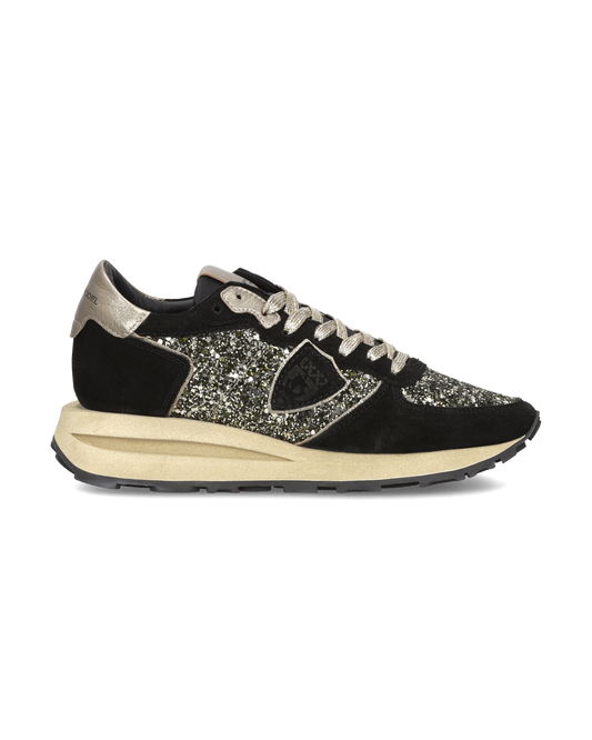 Sneakers Tropez Haute Donna, Nero Platino