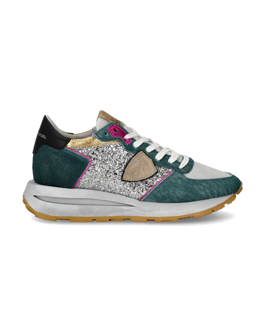 Sneaker basse Tropez Haute donna - verde e argento