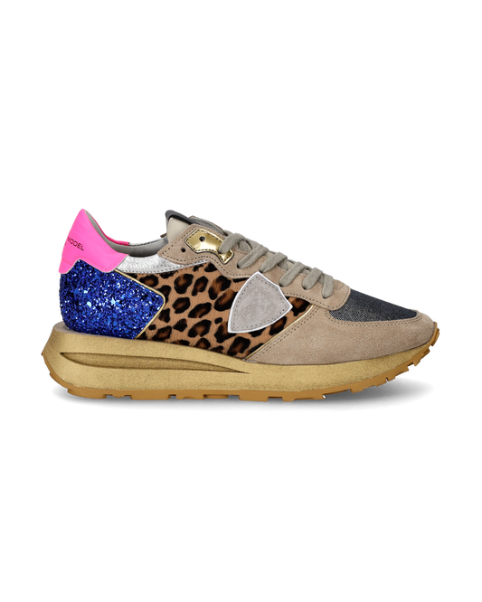 Sneaker basse Tropez Haute donna - beige, bluette e rosa