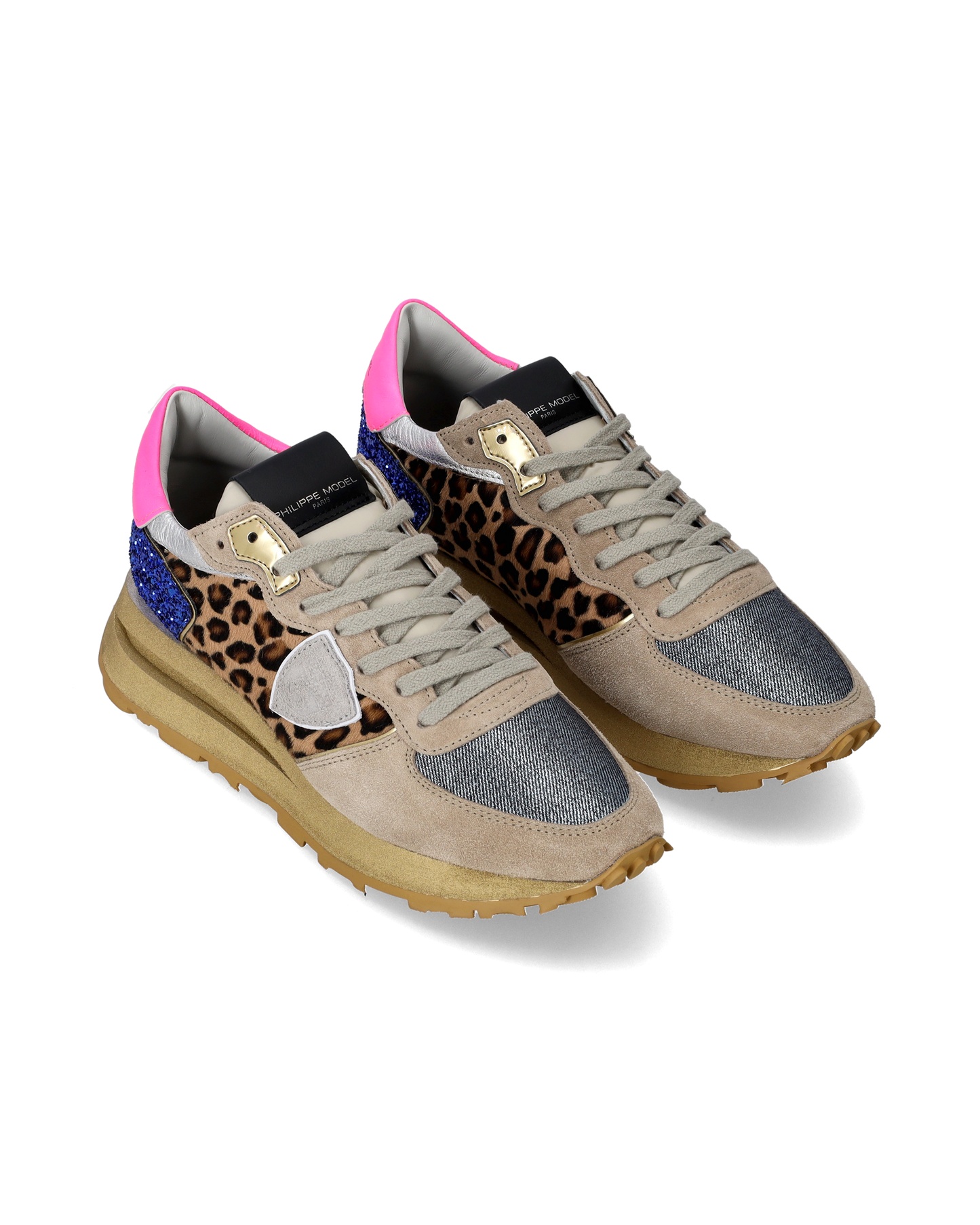 Sneaker basse Tropez Haute donna - beige, bluette e rosa