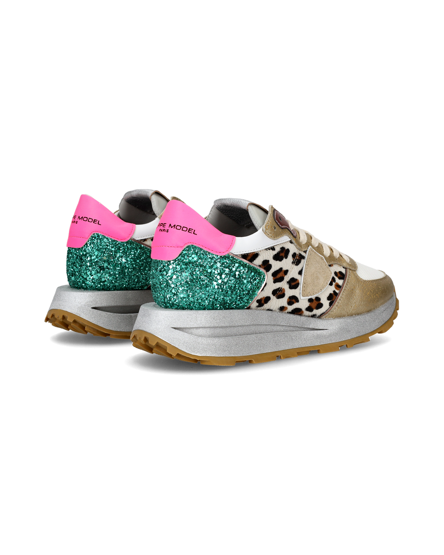 Sneaker basse Tropez Haute donna - bianco, fucsia e animalier