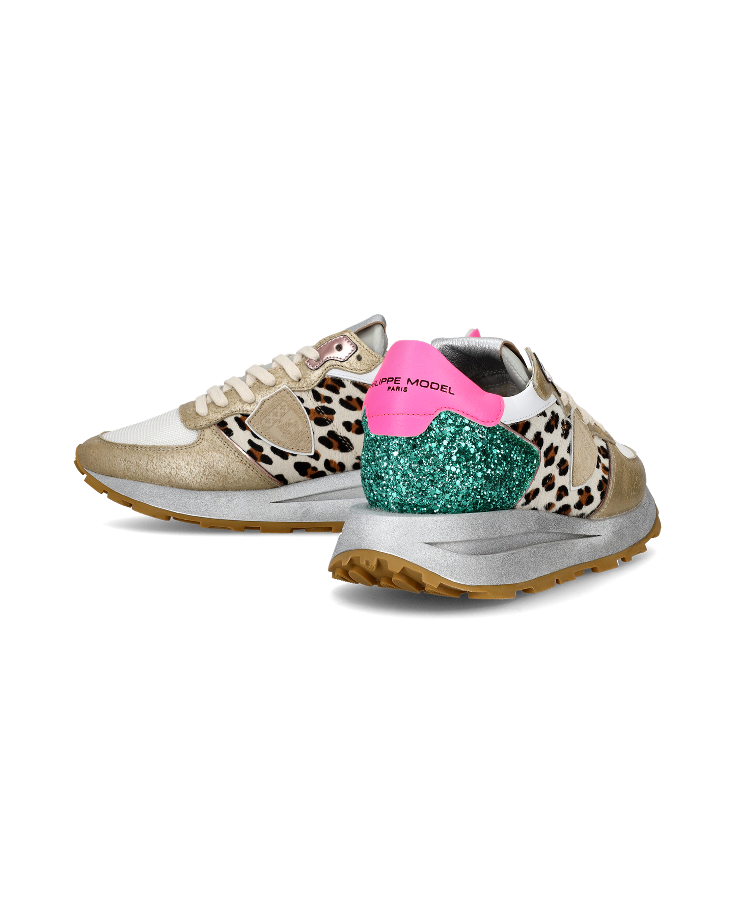 Sneaker basse Tropez Haute donna - bianco, fucsia e animalier