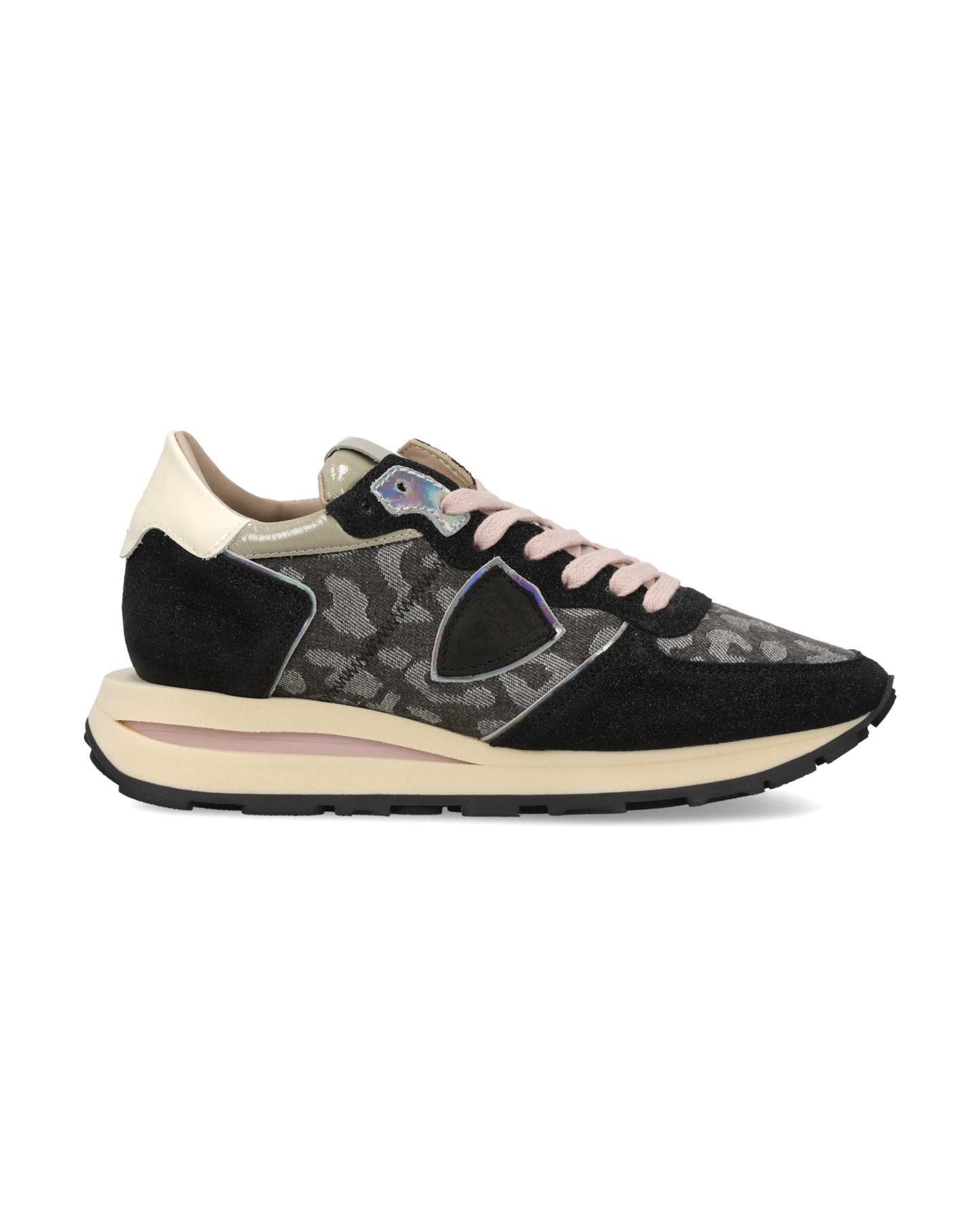 Sneakers Tropez Haute Women, Black Grey