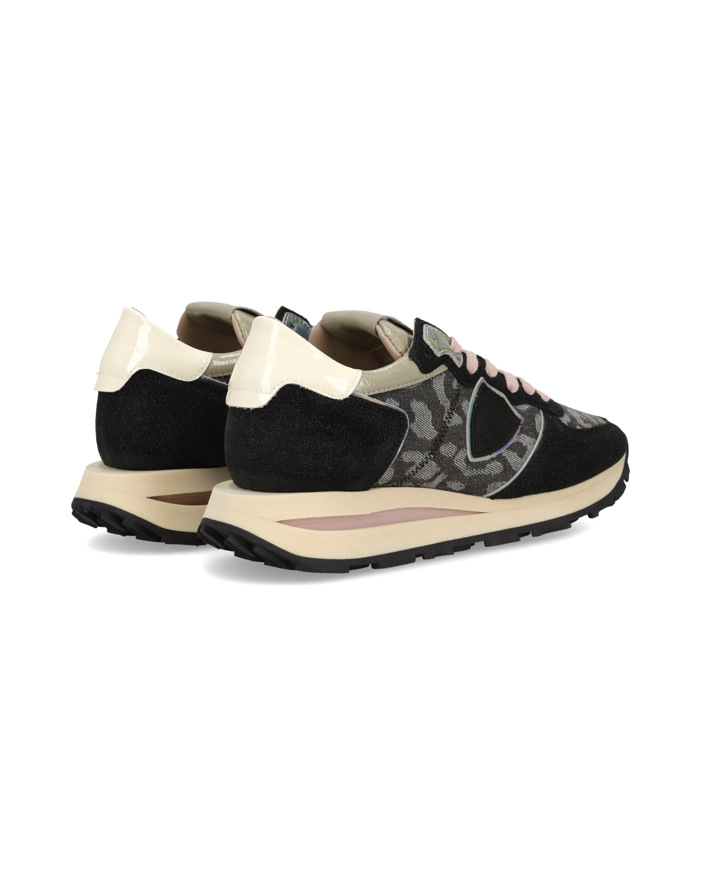 Sneakers Tropez Haute Women, Black Grey